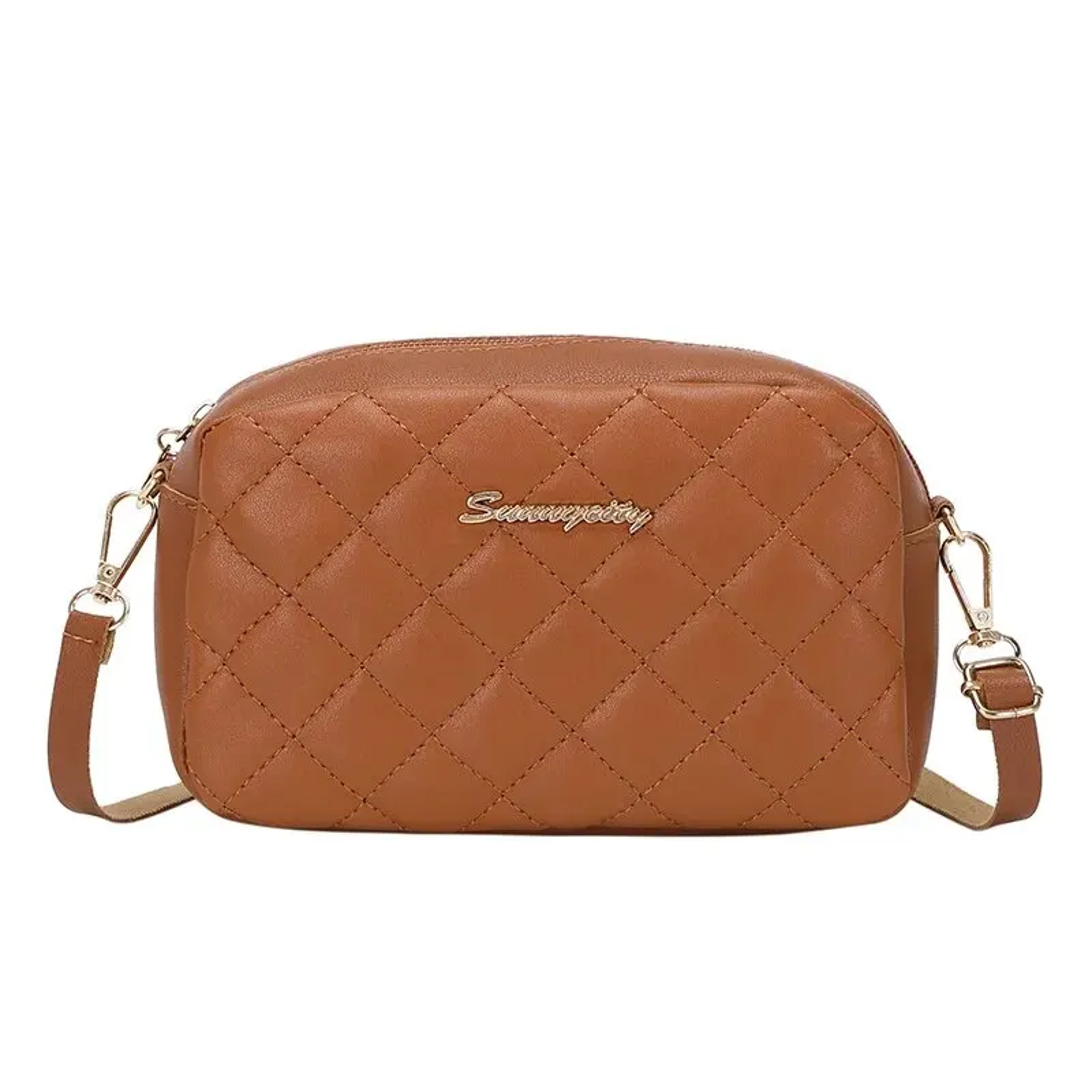 Embroidered Camera Bag Christmas Womens Fashion New Checkered Crossbody 5