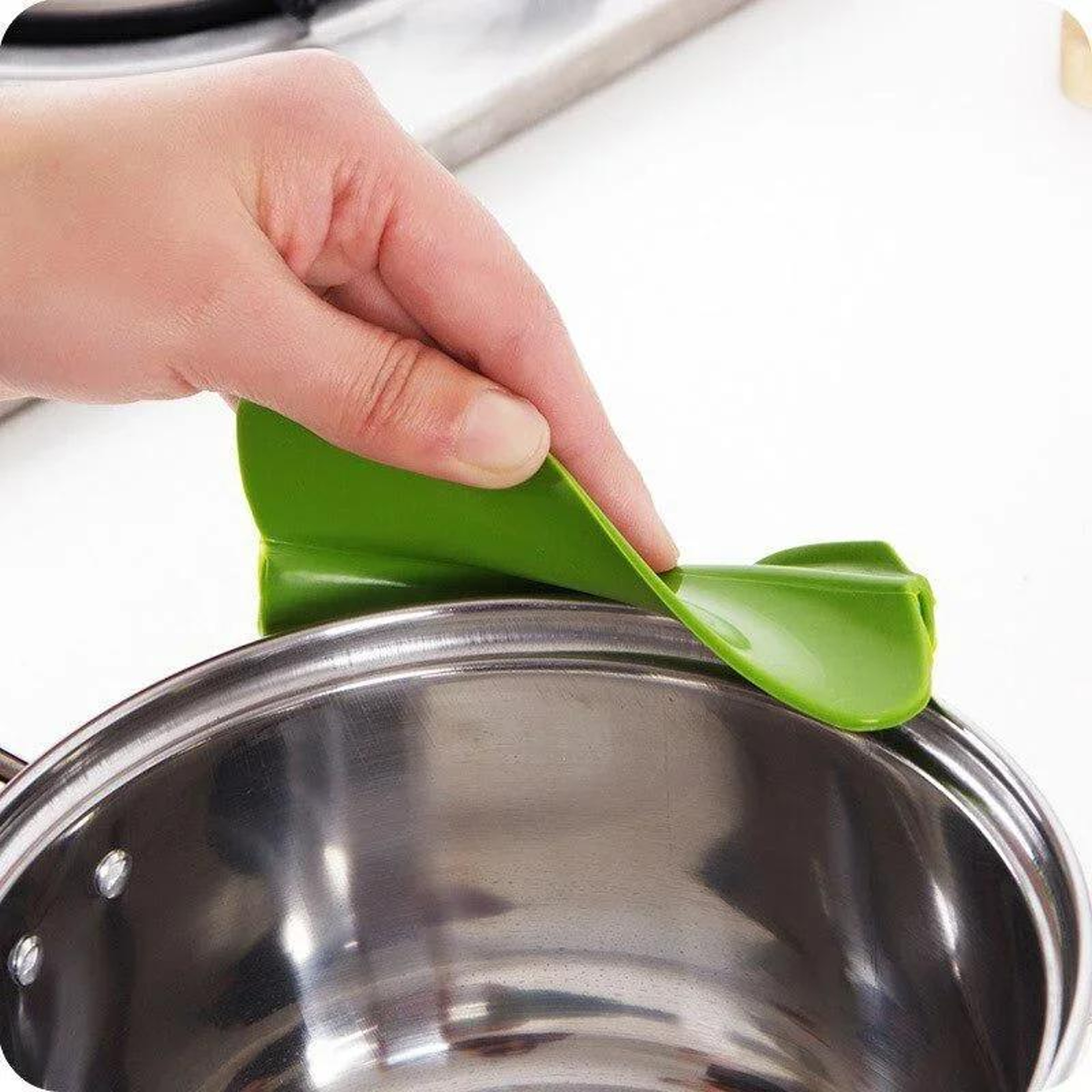 Anti spill Drain Pans, Creative Silicone FunnelTools, Round Rims Deflector, Liquid Funnels – view 5