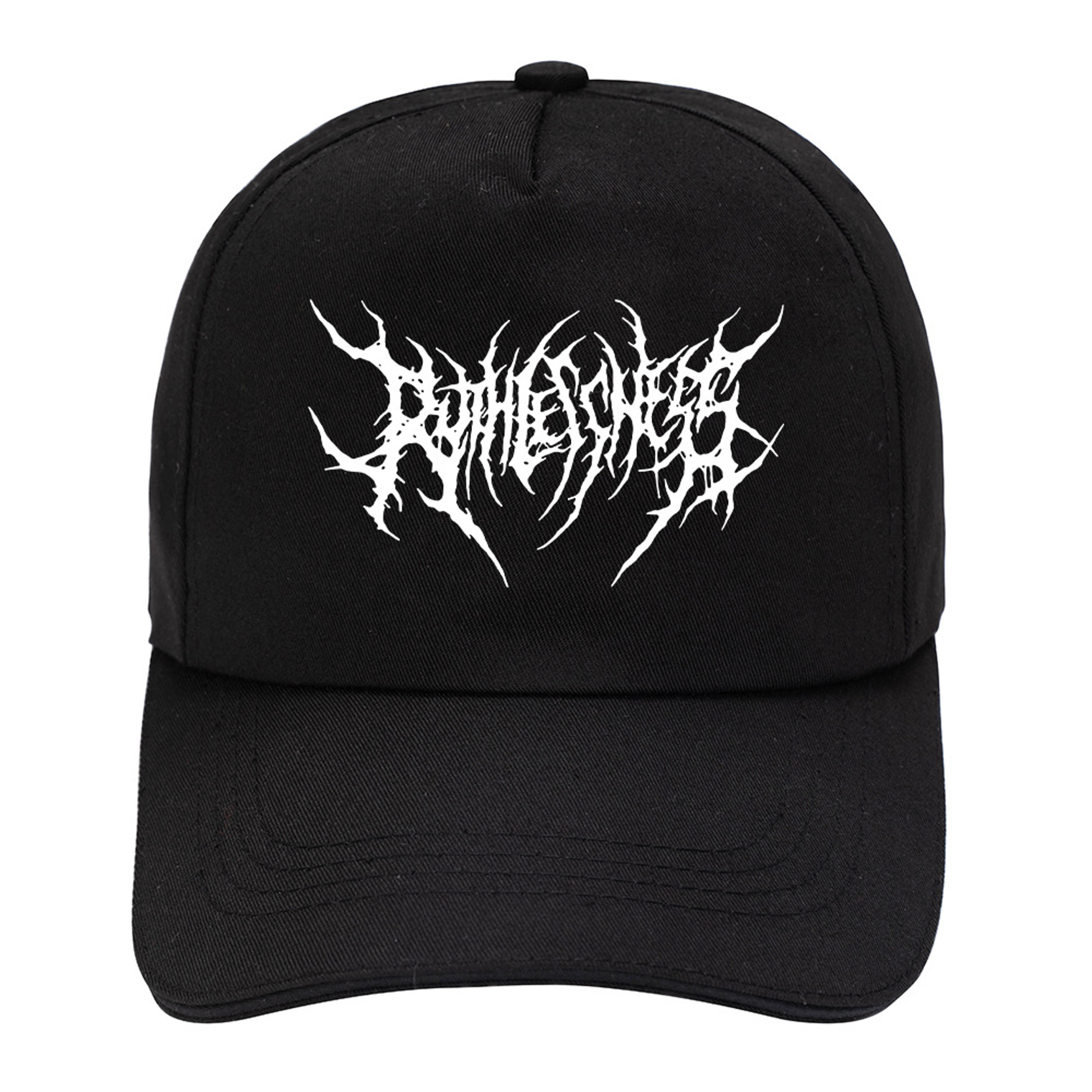 Cotton Fashion Embroidery Frauen Baseball Cap Gothic Street Punk Black Sports Caps Hip Hop Snapback 1