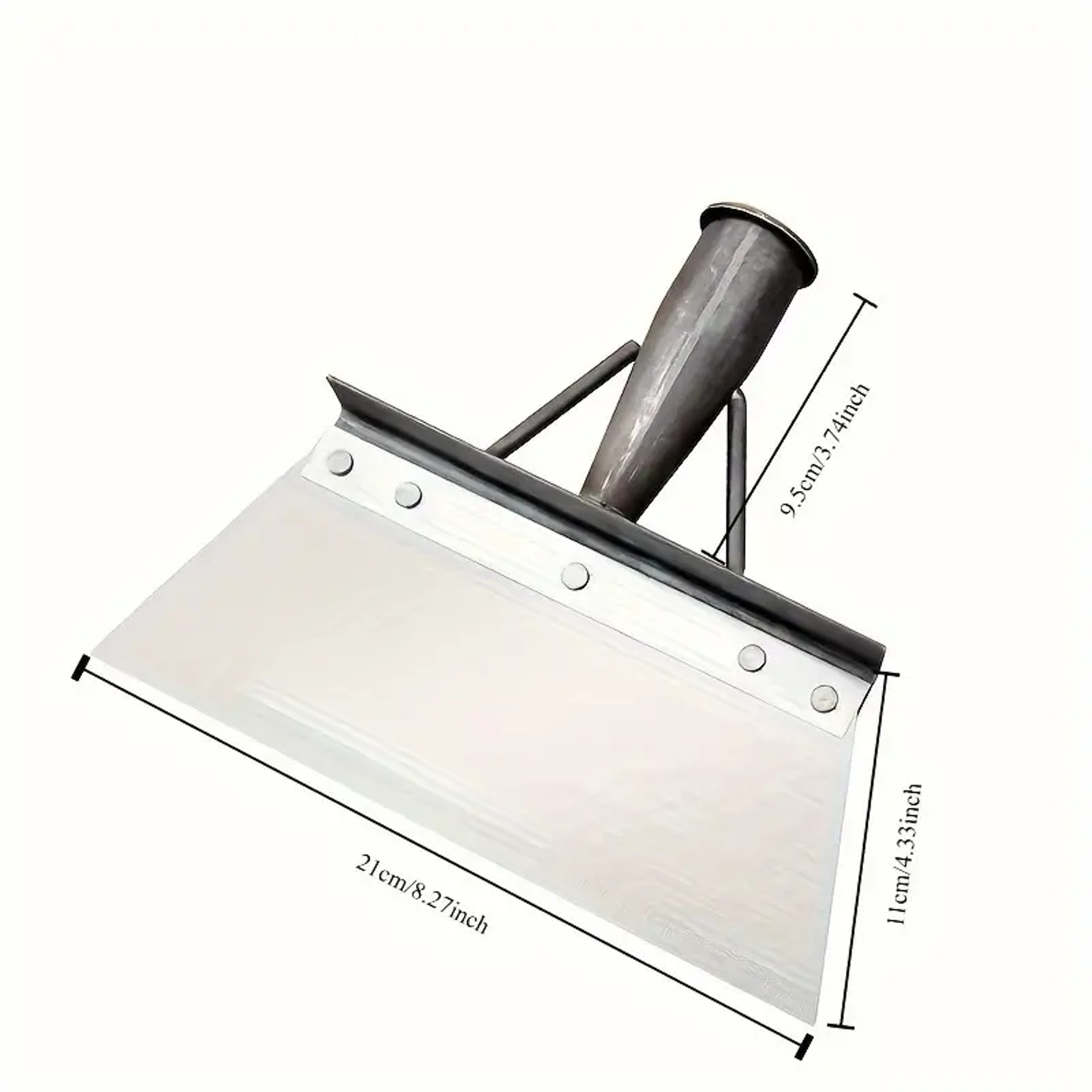 MultiUse Garden Tool Heavy Duty Metal Weeding Edging Shovel For Cleaning Trimming Ice Manual RustRe 4