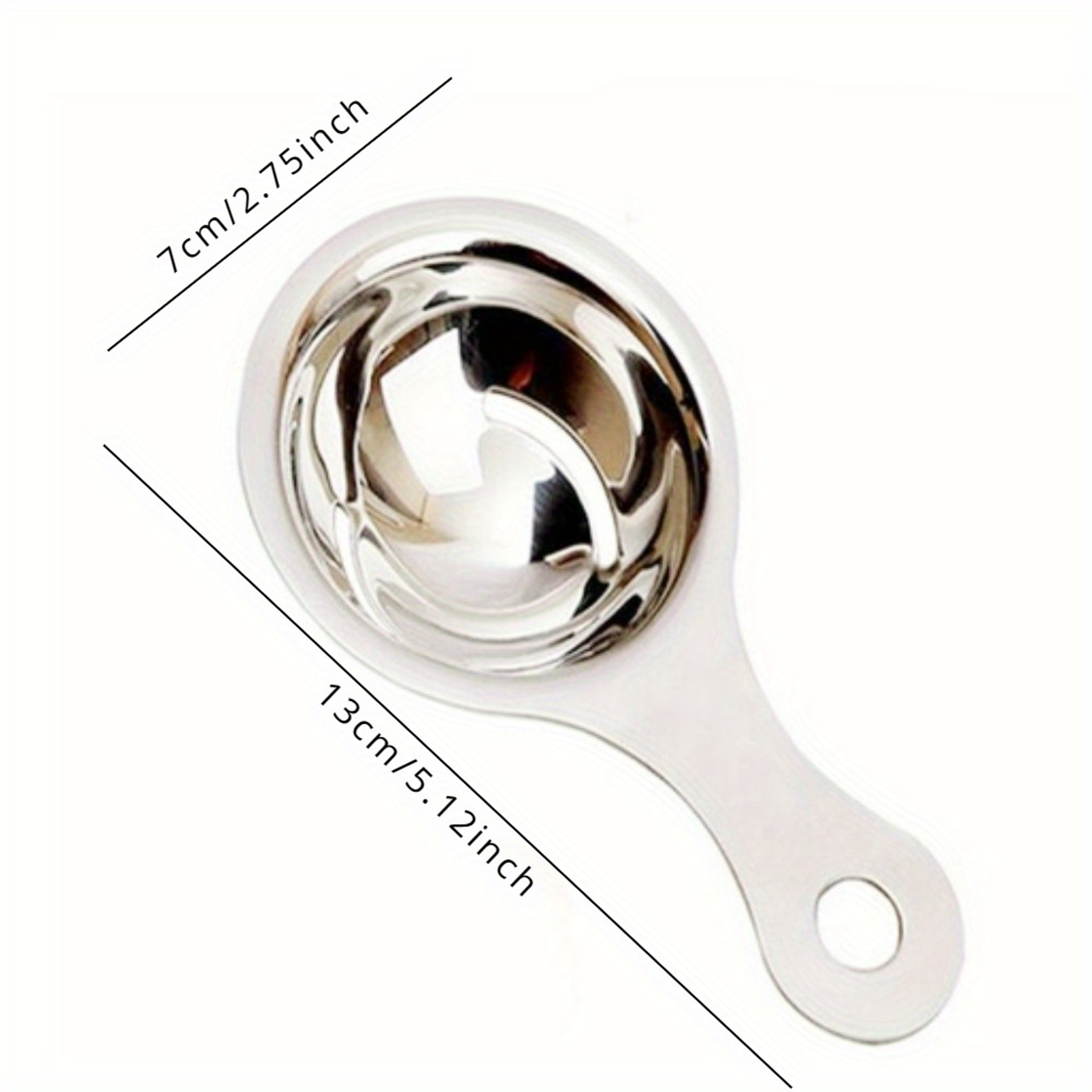 Stainless Steel Egg White Separator, Yolk Filter Tool, Kitchen Accessories, Spoon Divider Funnel – view 4