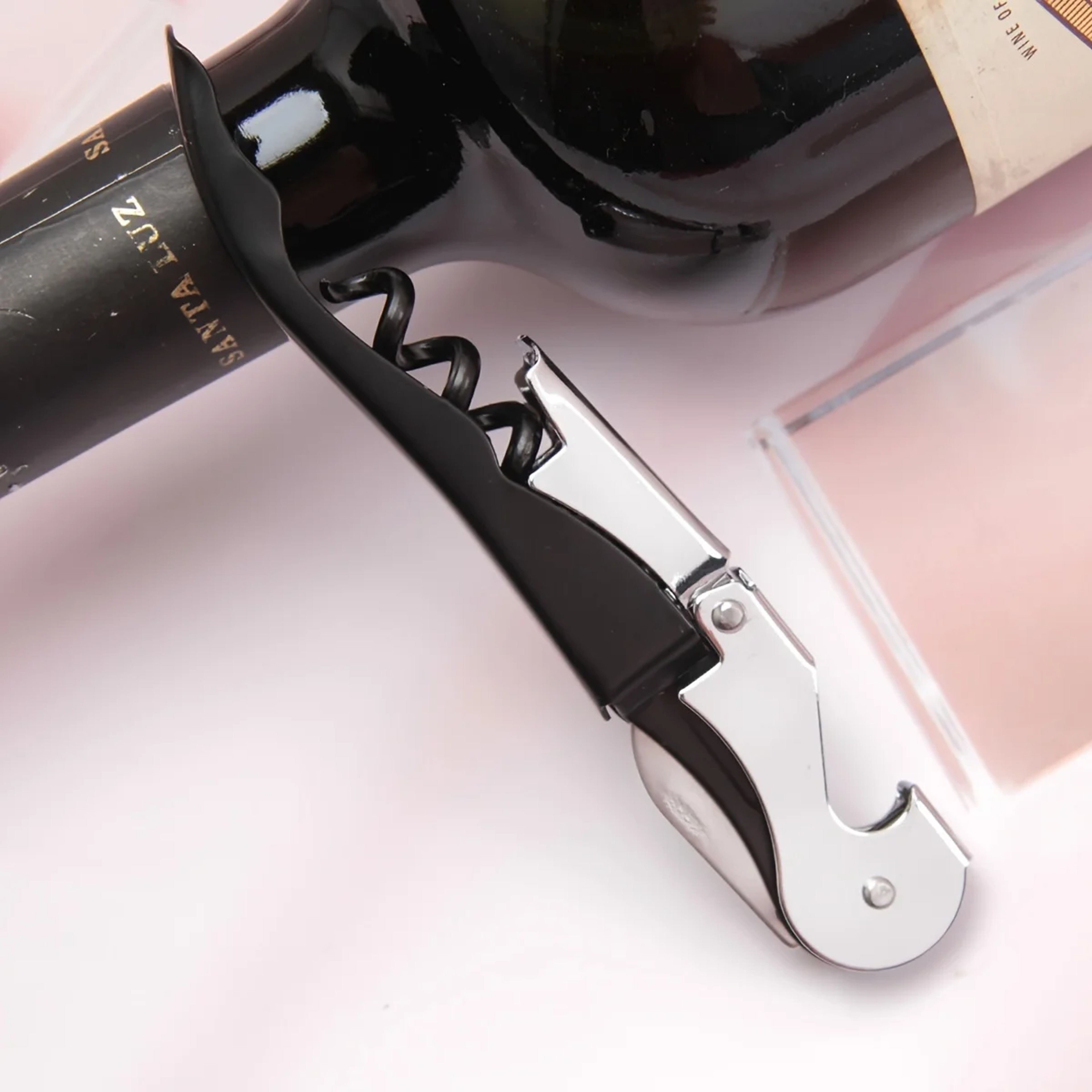 Multi-Functional Bottle Opener, Wine Corkscrew, Premium Stainless Steel Beer Cap Remover – view 7
