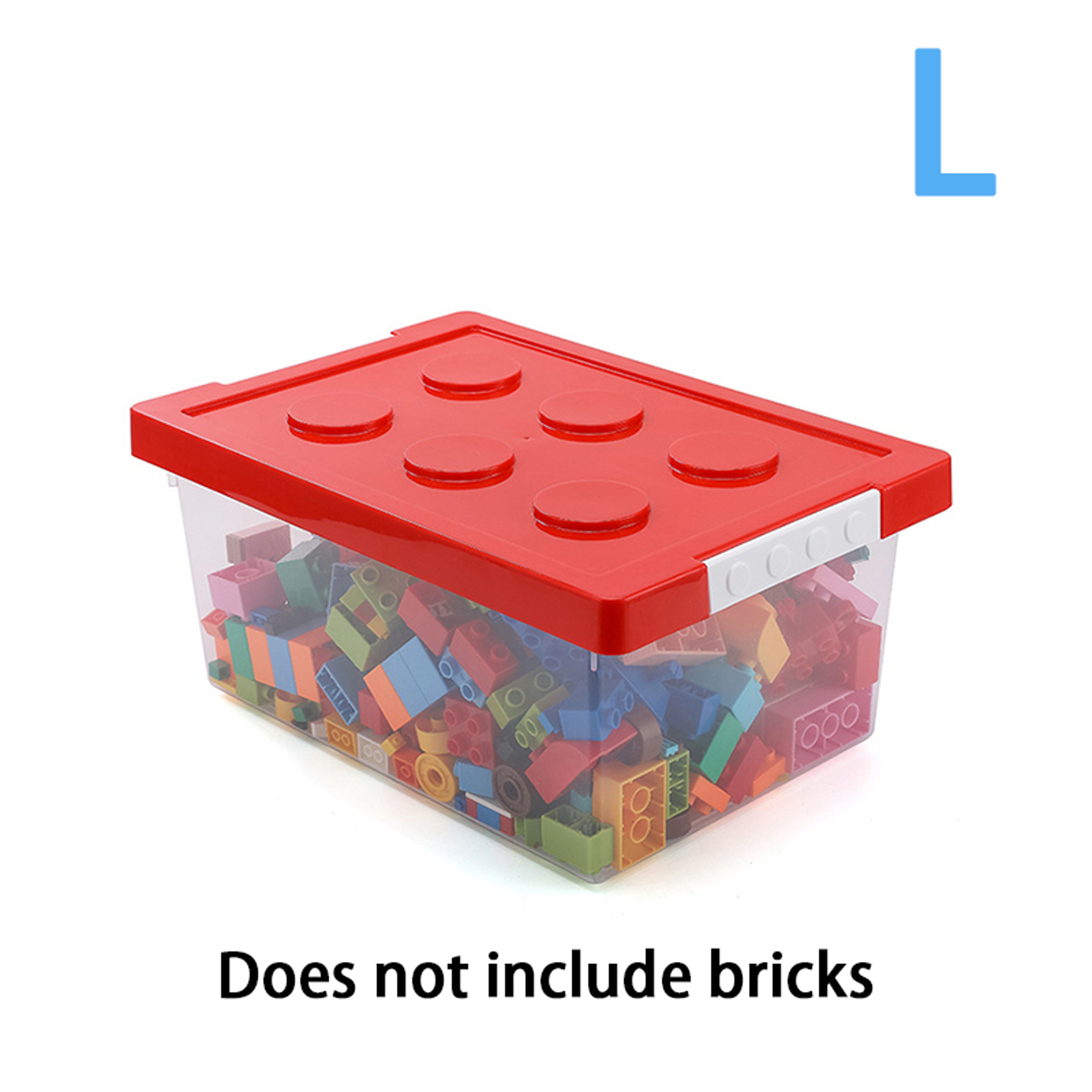 Stackable Kids Toy Organizer, Building Block Storage Box, Block Case Container, Stationary Holder, Sundries Snack Box – view 8