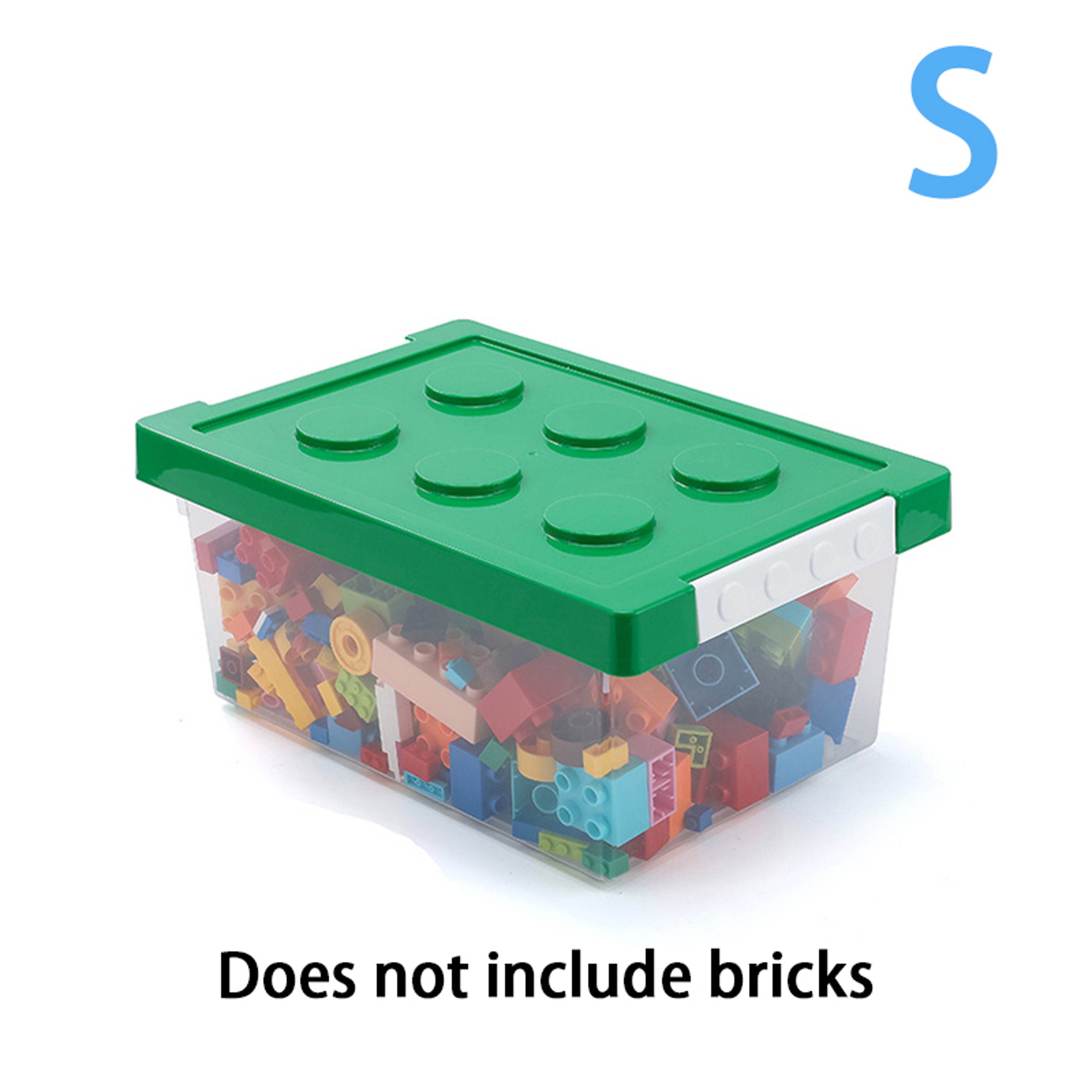 Stackable Kids Toy Organizer, Building Block Storage Box, Block Case Container, Stationary Holder, Sundries Snack Box – view 10