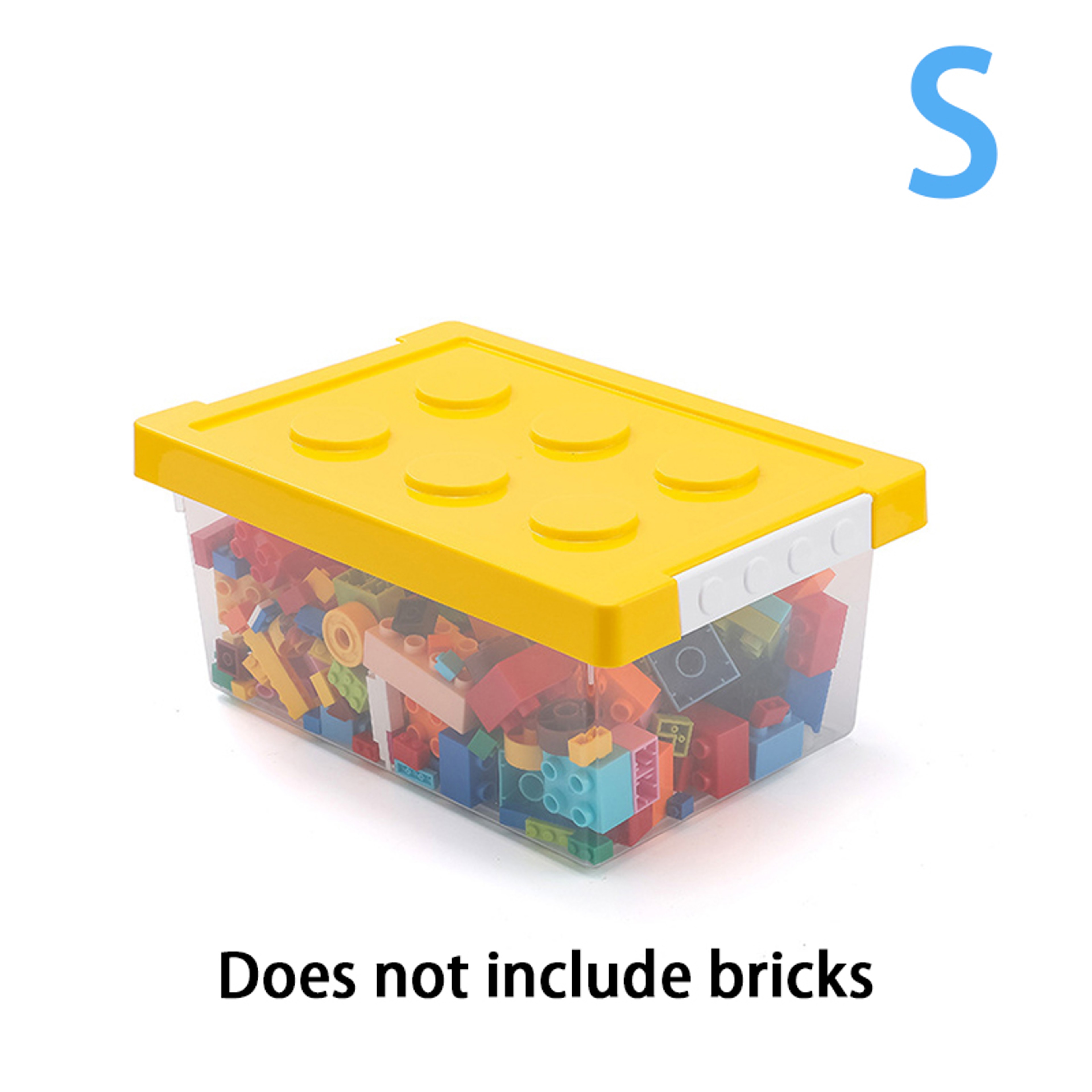 Stackable Kids Toy Organizer, Building Block Storage Box, Block Case Container, Stationary Holder, Sundries Snack Box – view 14