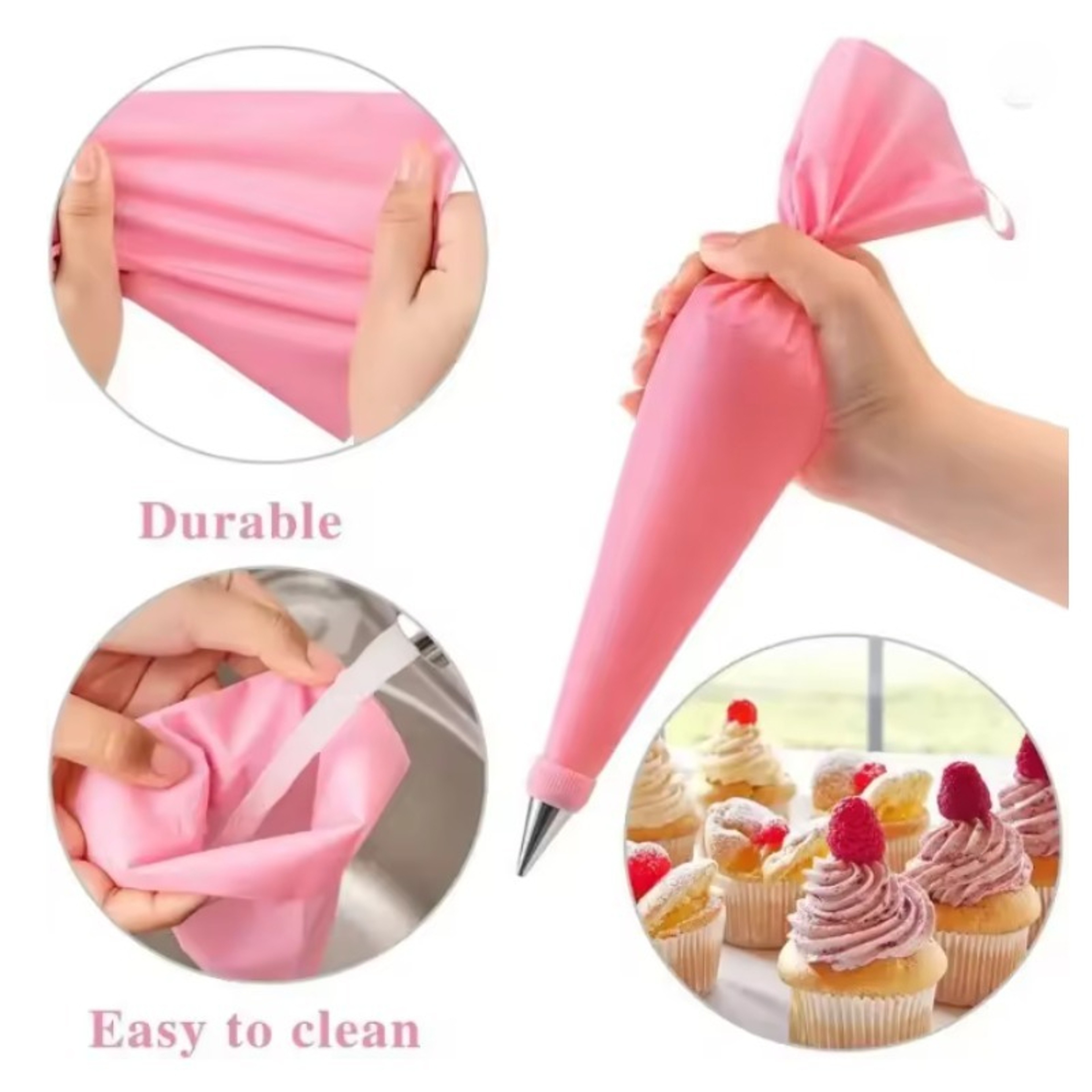 Stainless Steel Silicone Piping Tip Set Cake Nozzles Frosting Tools Spatula DIY Baking Accessory 0