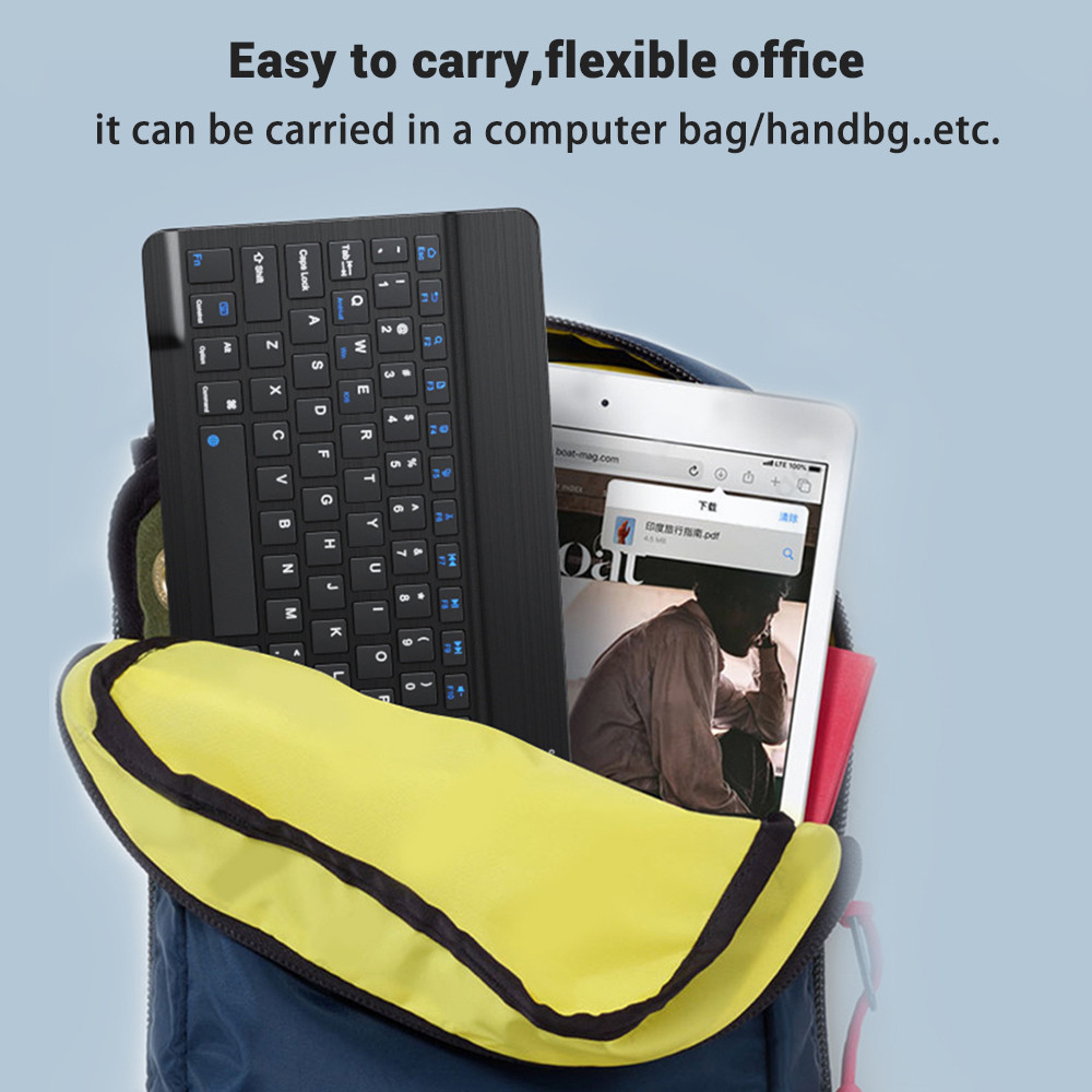 Wireless Bluetooth Keyboard And Mouse For IOS Android Windows Tablets Compatible With All Type Of P 10