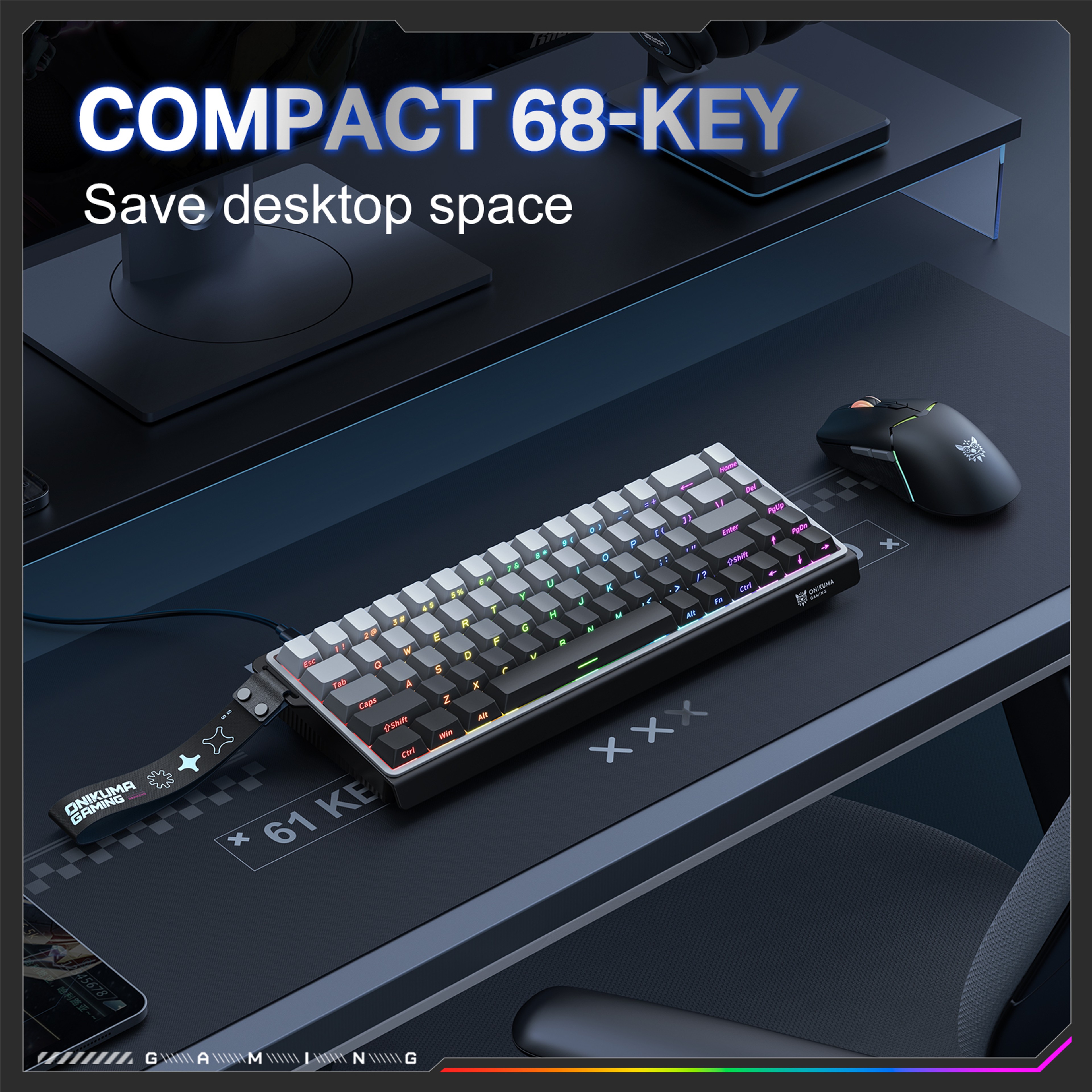 Magnetic Gaming Keyboard Wired Rapid Trigg SOCDKeyboard For Laptop And PC 3