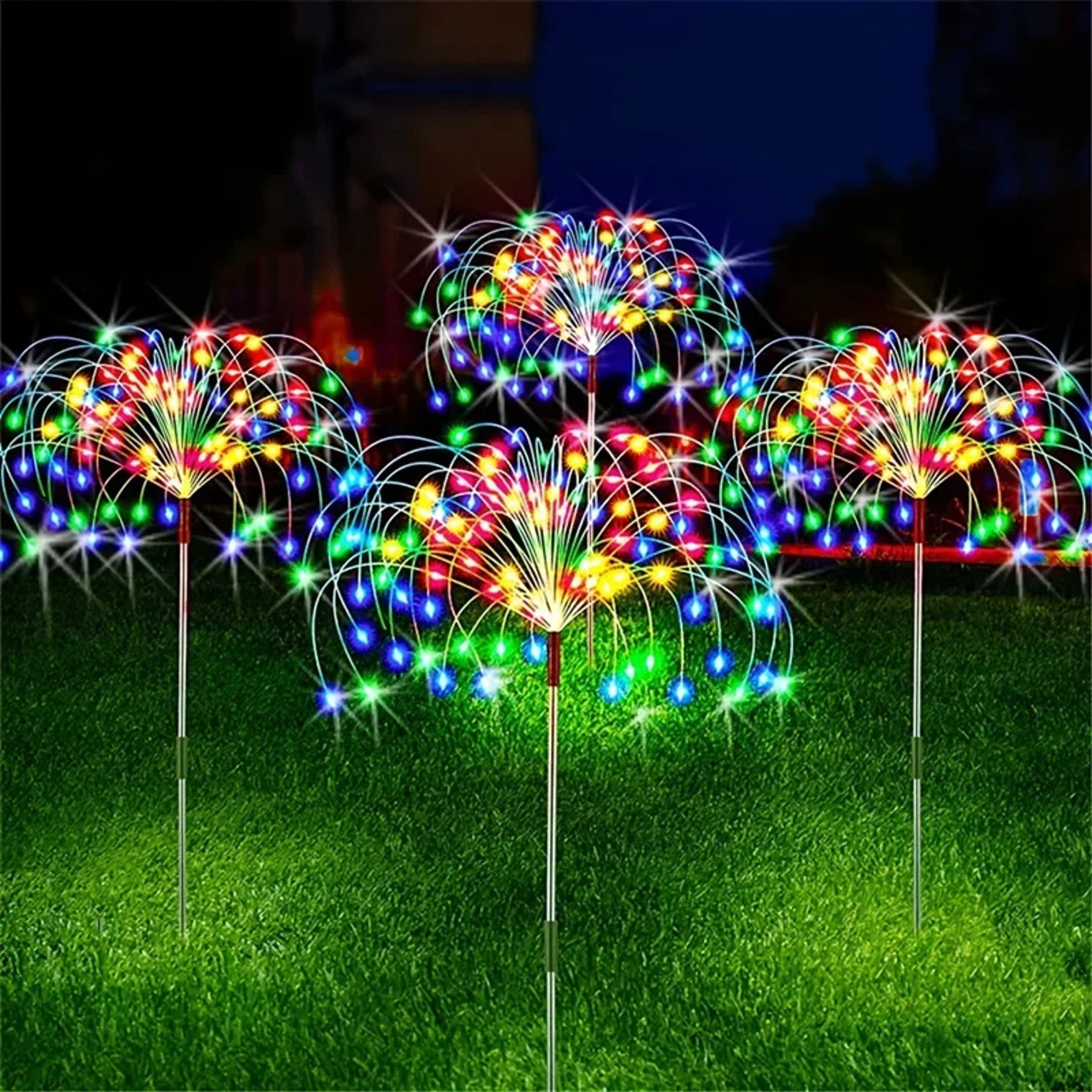 Outdoor Solar Firework Lights, Garden Yard Patio Pathway, Decorative Christmas Wedding Fairy Lights – view 7