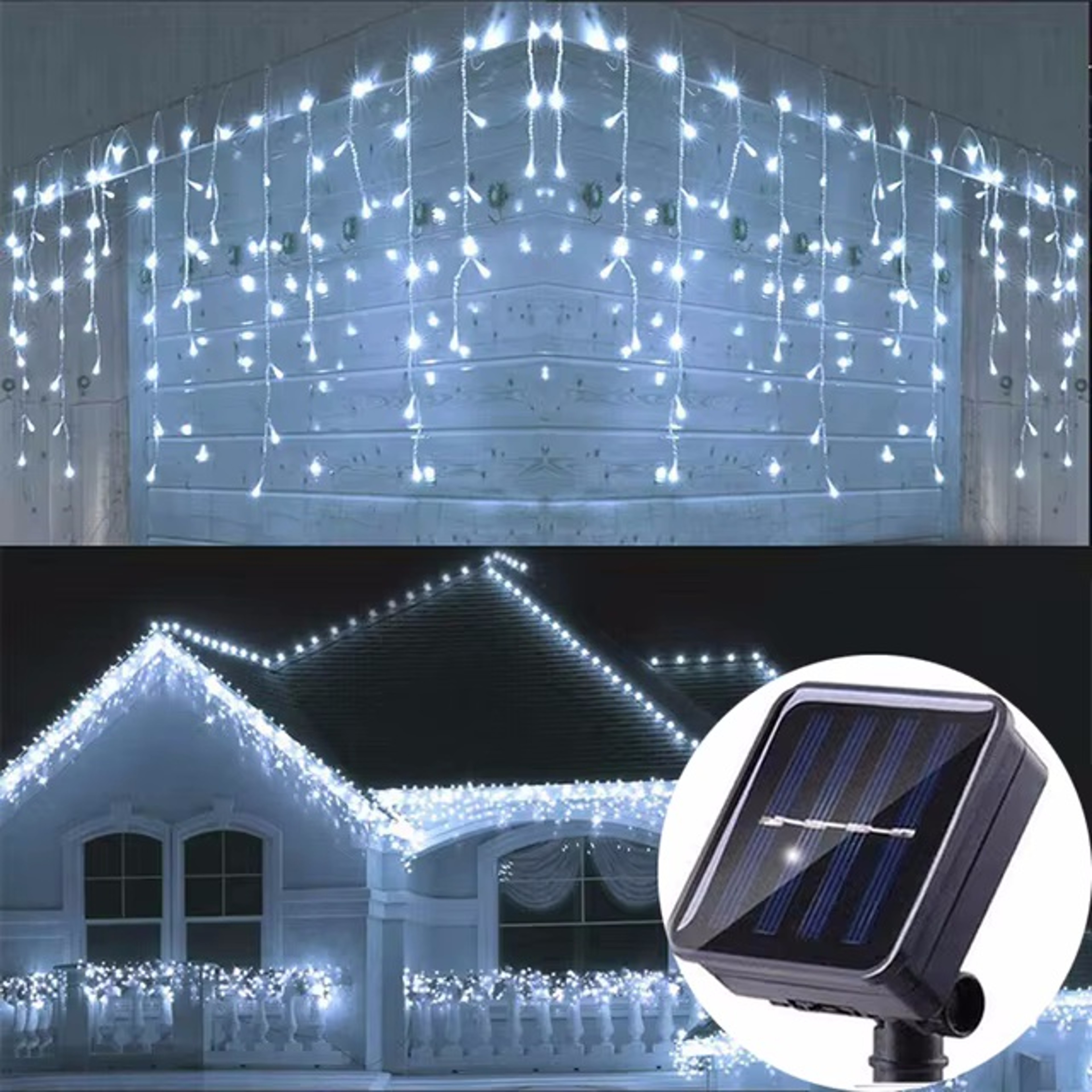 Solar LED String Lights Waterproof Outdoor Garden Fairy Twinkle Lights Christmas Party Decor IP65 W 6