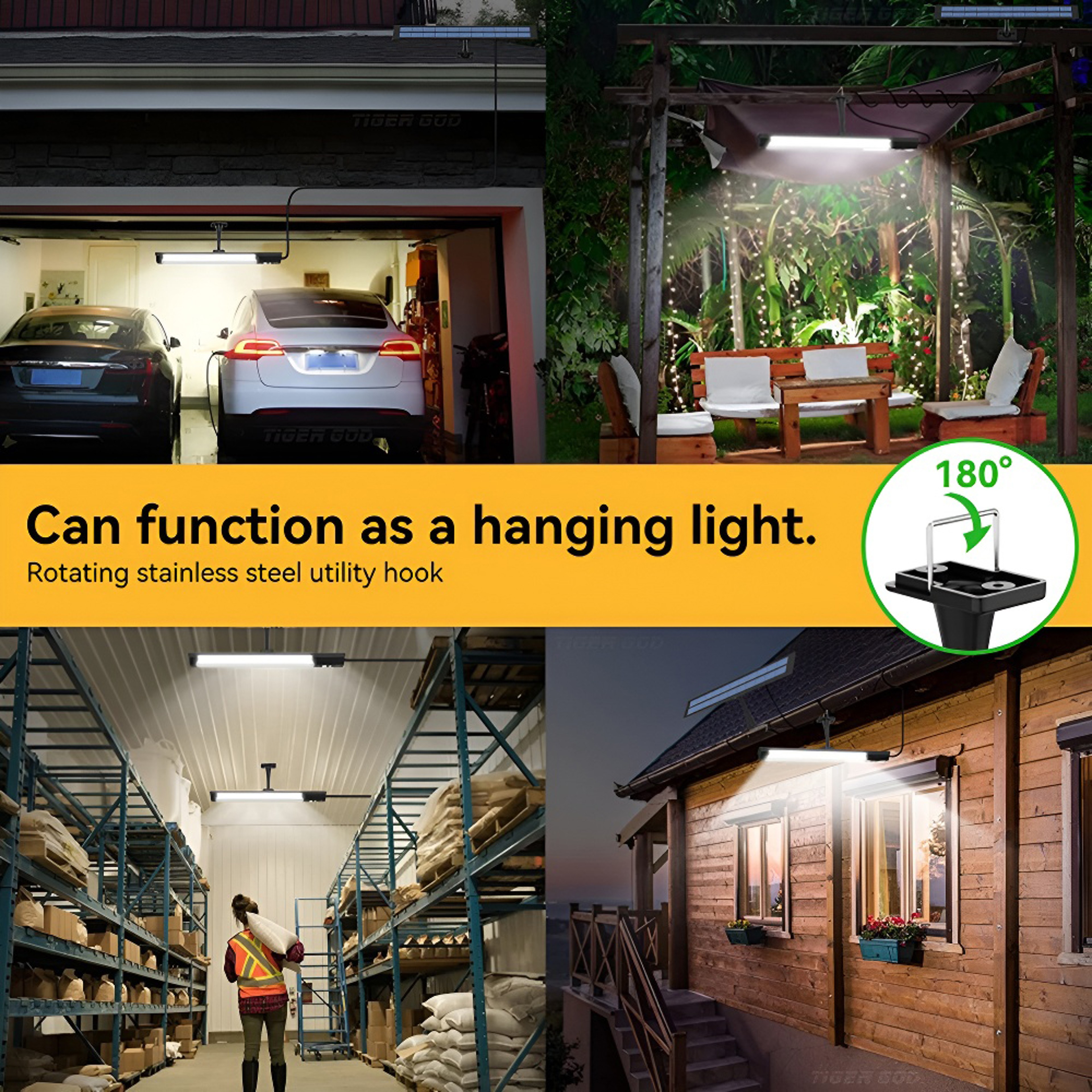 Motion Sensor Solar Light Waterproof LED Lamp Rechargeable Security Lighting For Yard Fence Shed Ou 2