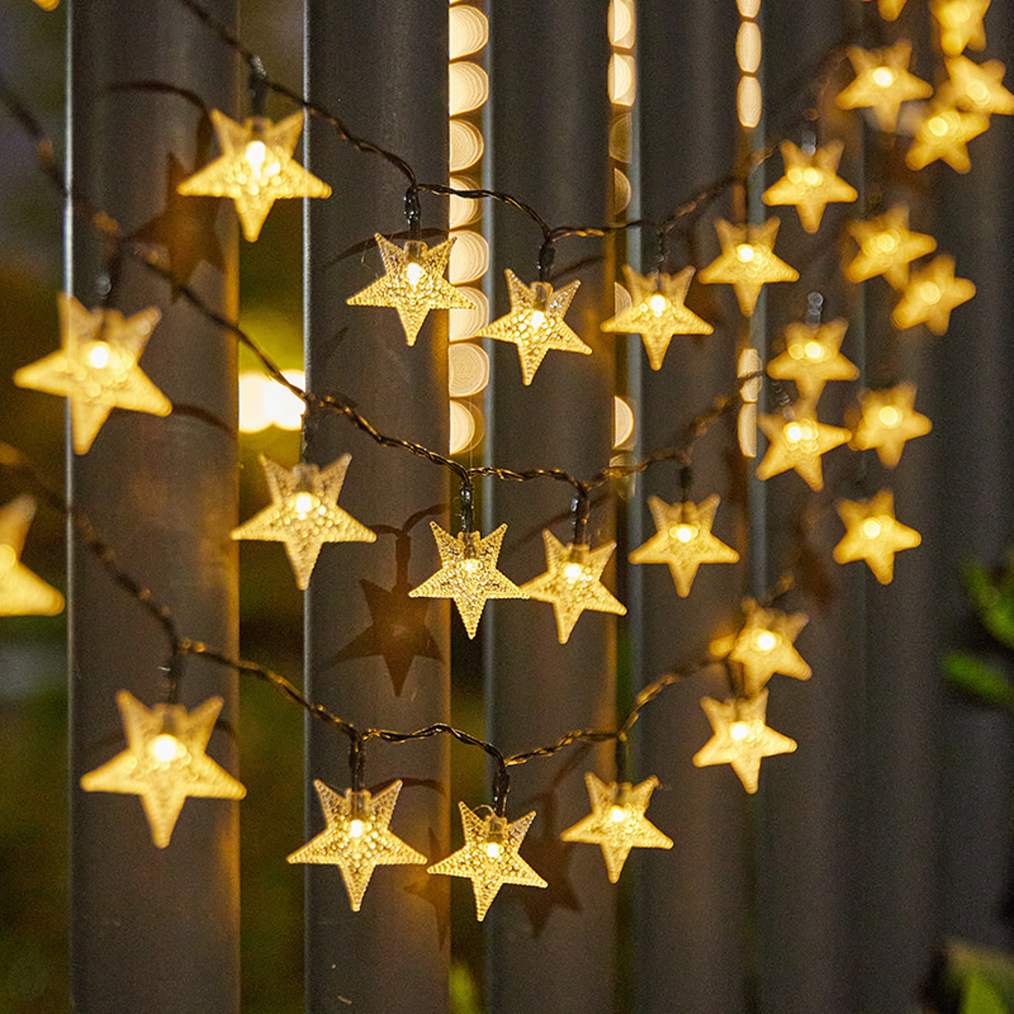 LED Solar Powered Fairy Lights, Solar Star String Lights for Christmas, Wedding, Garden, Yard, Patio, Outdoor Decor – view 3