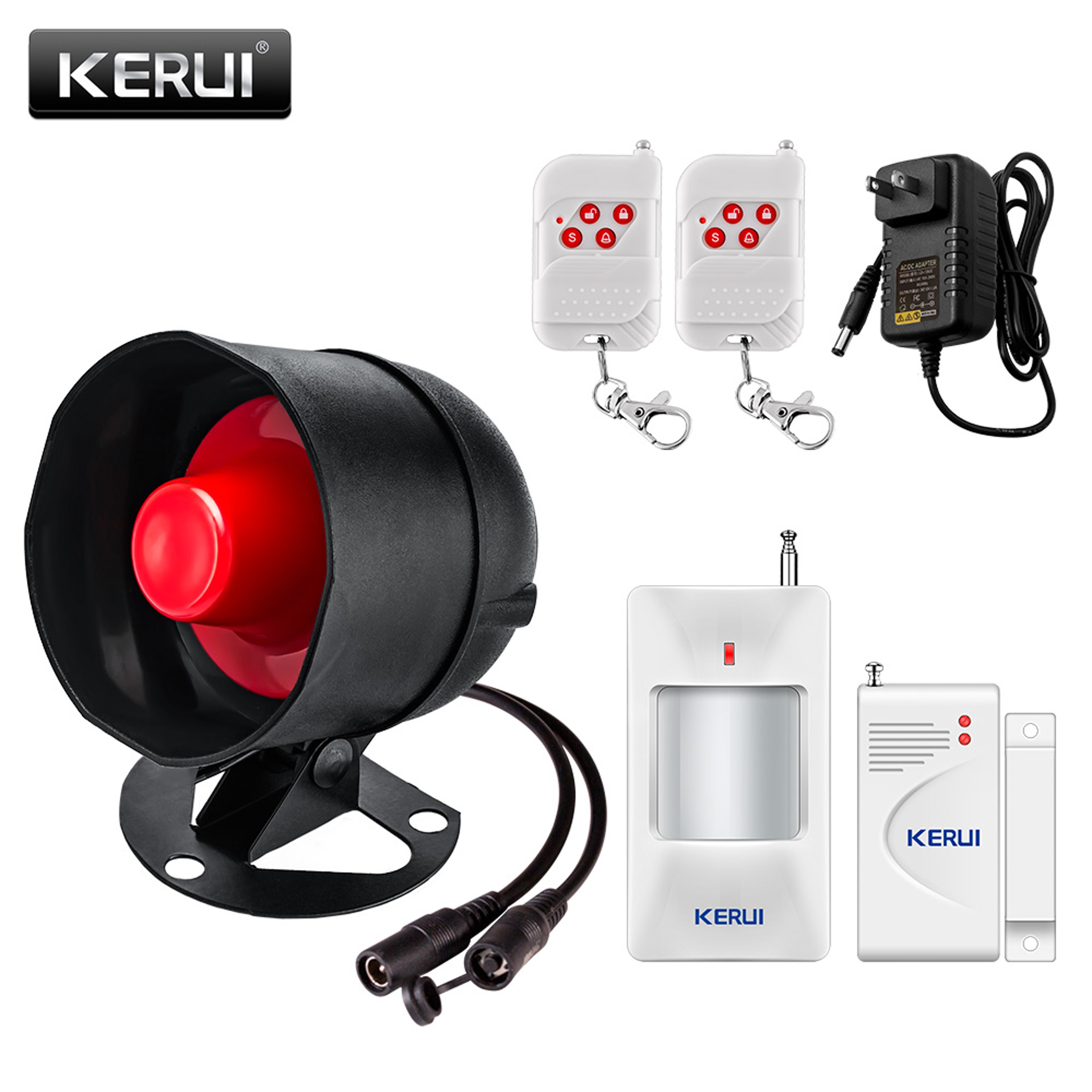Standalone Wireless Alarm System For Home Security PIR Motion Detector Burglar Horn Alert 8