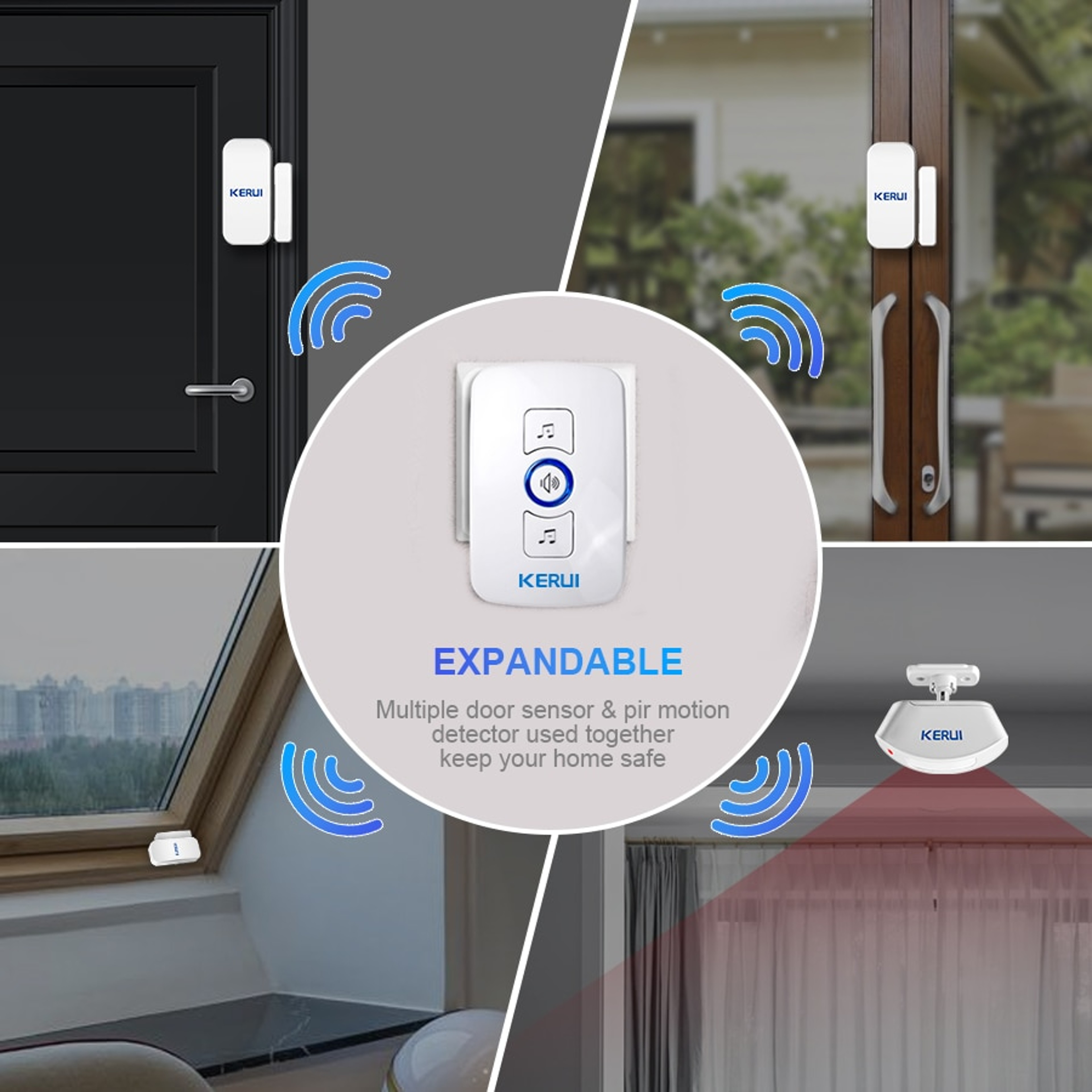 Smart Wireless Doorbell With AntiTheft Alarm Wide Range Secure Your Home With Customizable Welcome  3