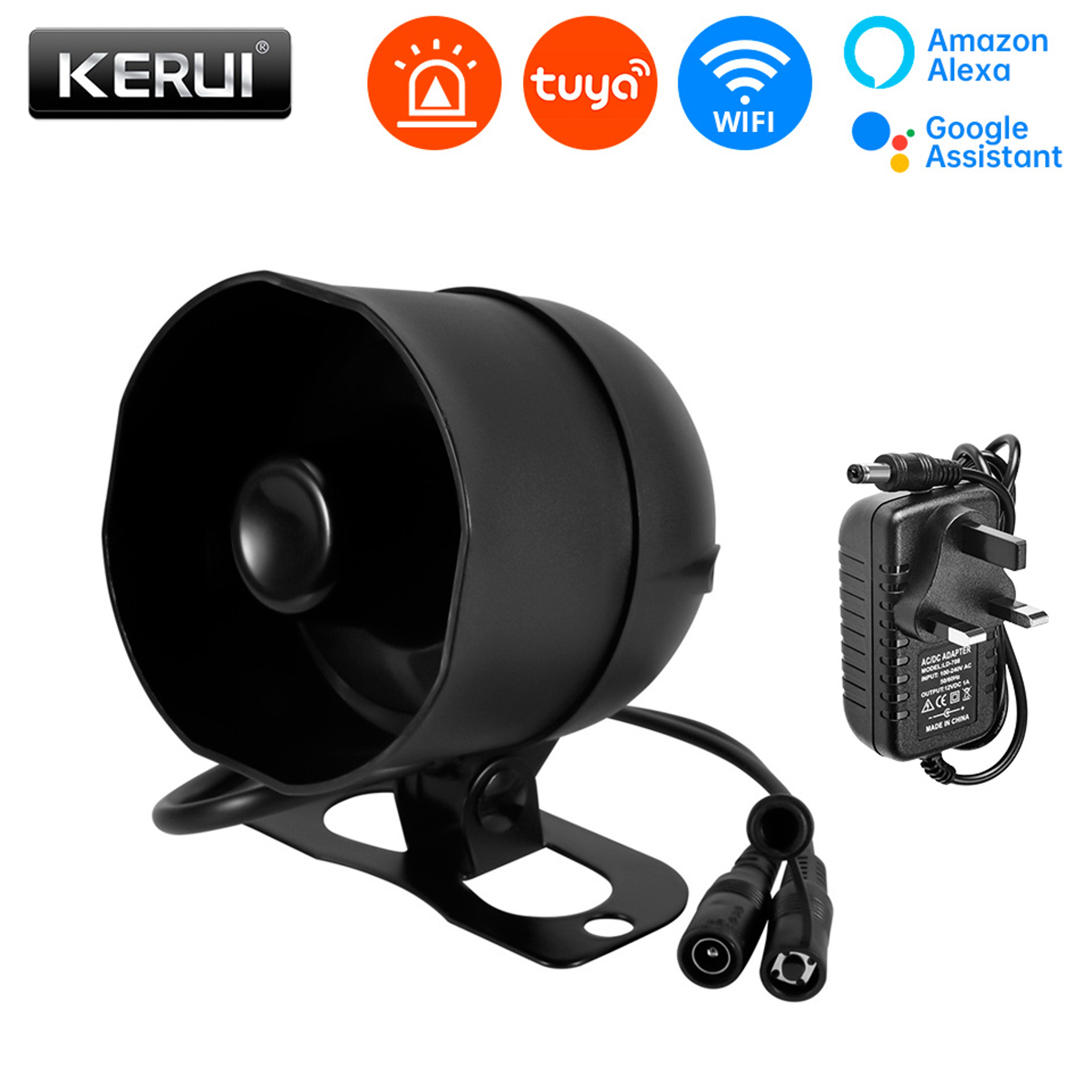 Smart Speaker Alarm Kit Siren Alarm System WiFi Tuya Motion Sensor Door Sensor For Home Security Pr 5