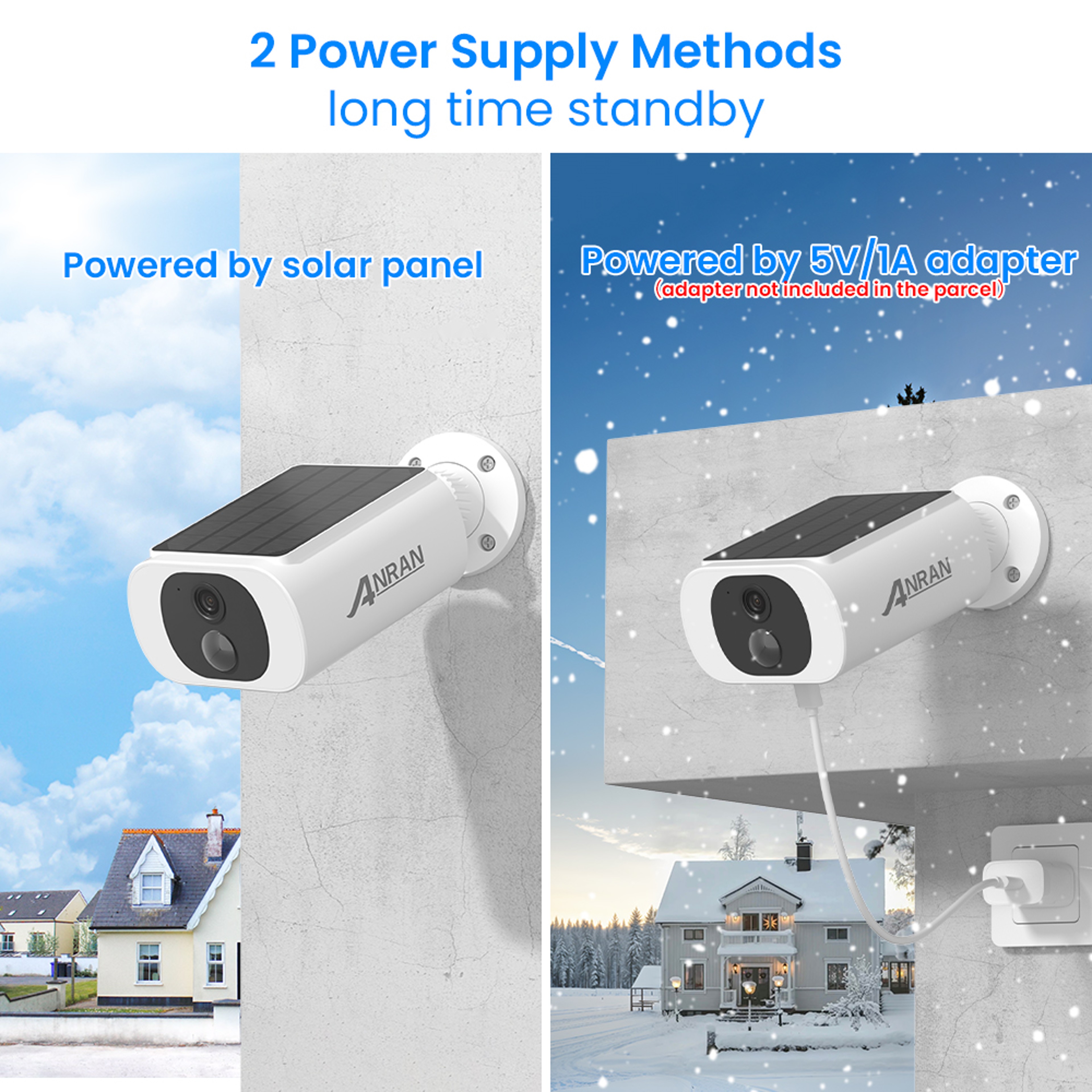 Solar Security Camera Outdoor Wireless Camera With WIFI BatteryPowered Camera 3