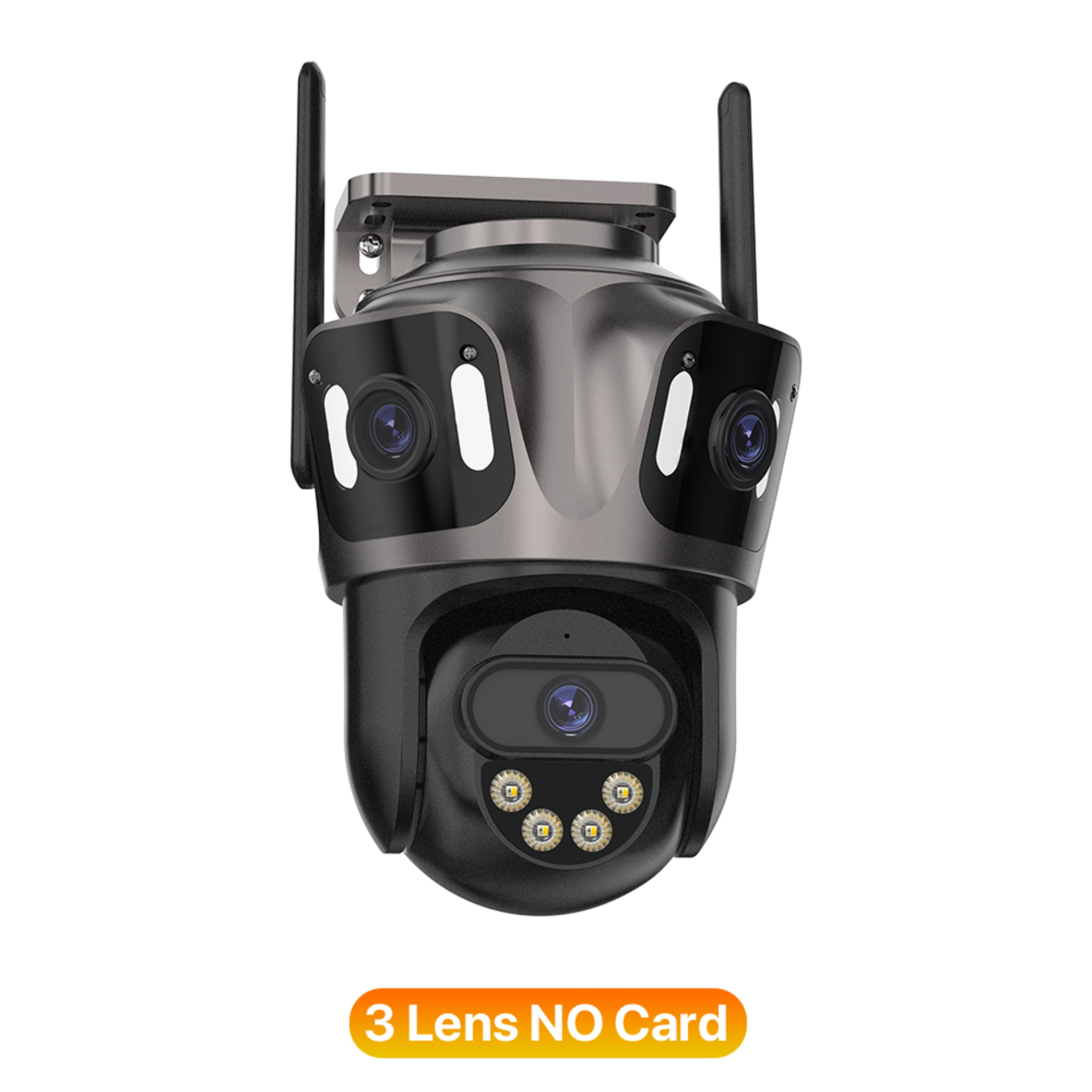 Outdoor Dual Lens PTZ Camera Three Screen WIFI IP Camera ICsee Video Security AI Human Detection 5