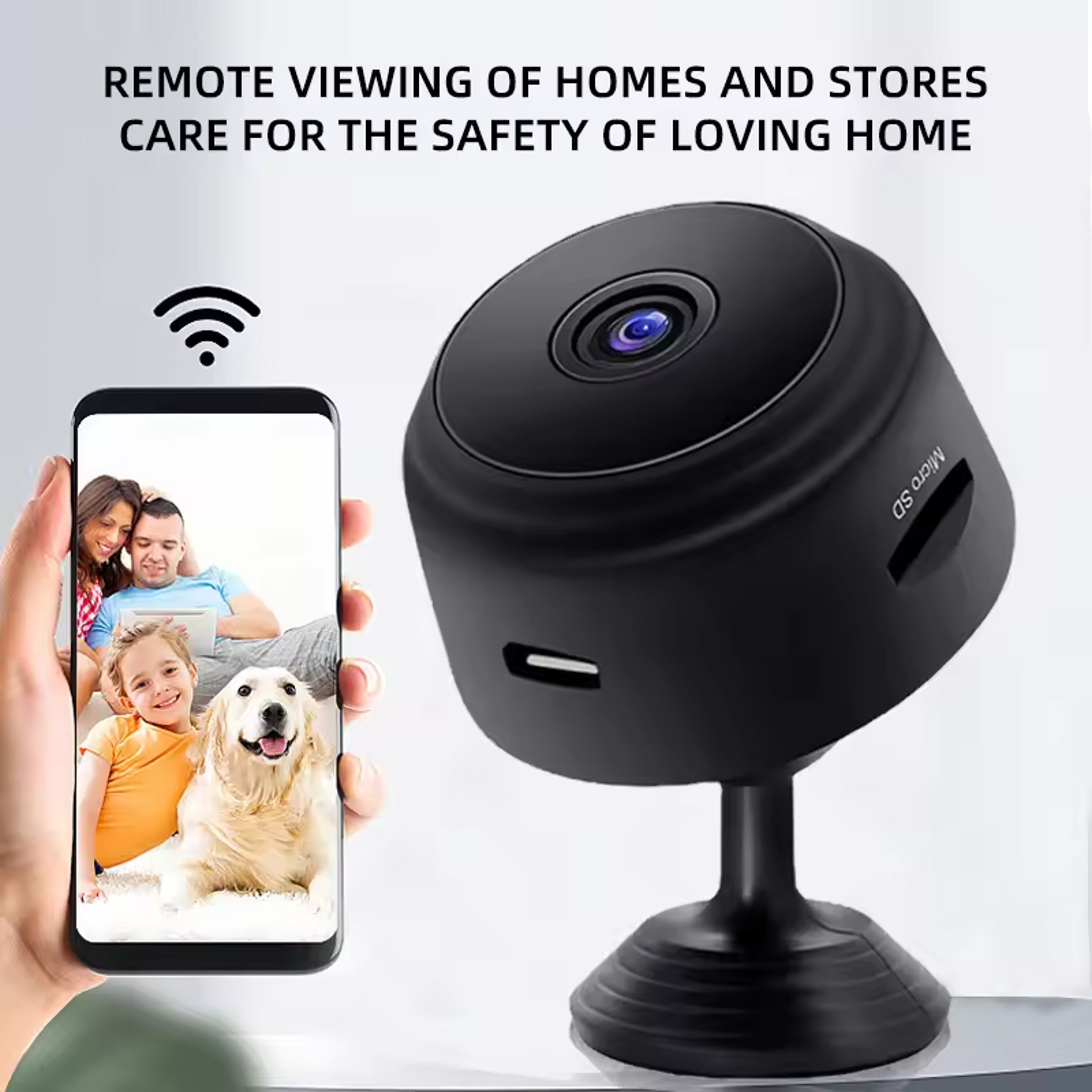 Wifi Mini Camera, Smart Home Surveillance, Wireless Remote Night Vision, HD Mini DV Cam for Security Video Monitoring – view 4