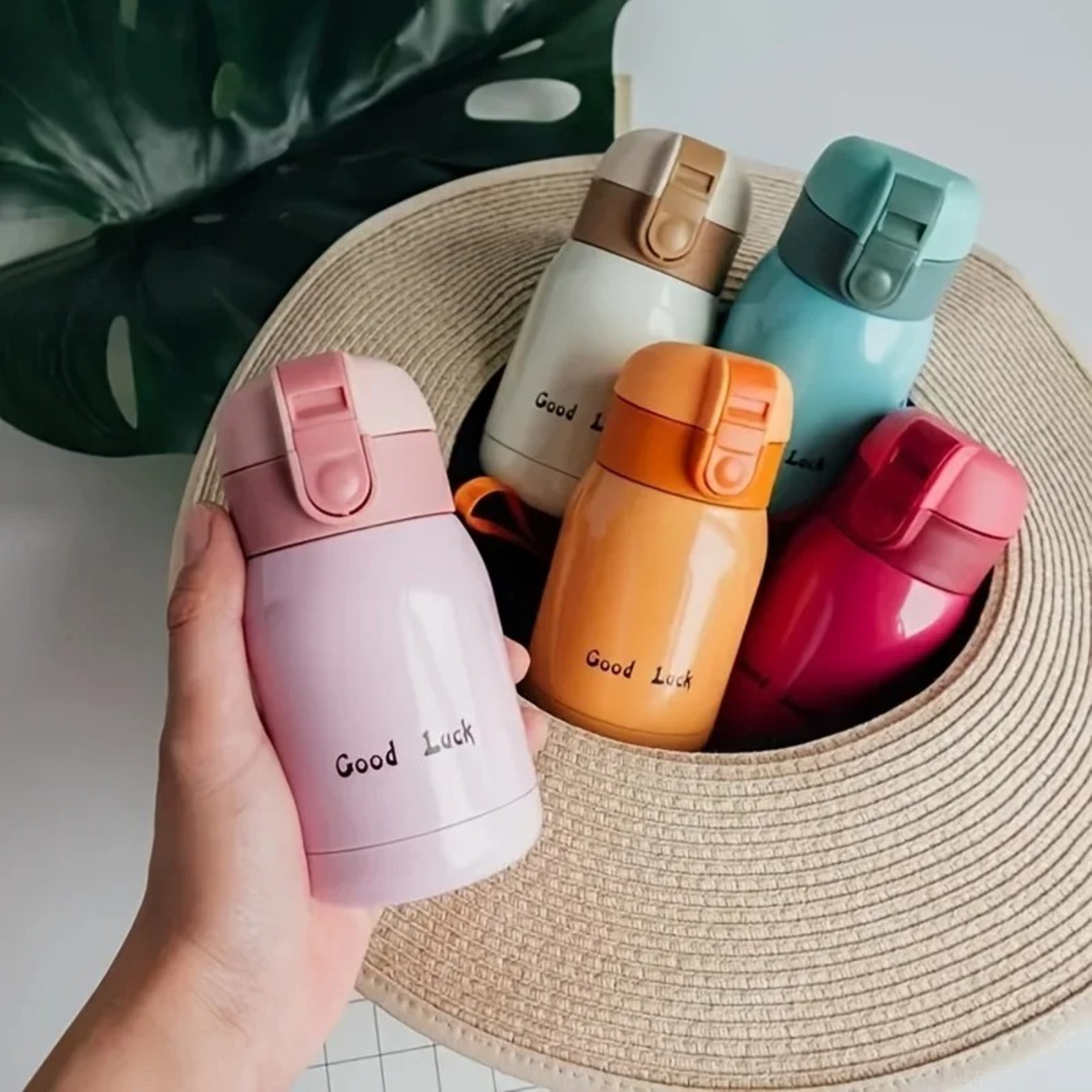 Stainless Steel Thermal Coffee Mug Cute Mini Thermos Portable Vacuum Flask Insulated Water Bottle 5