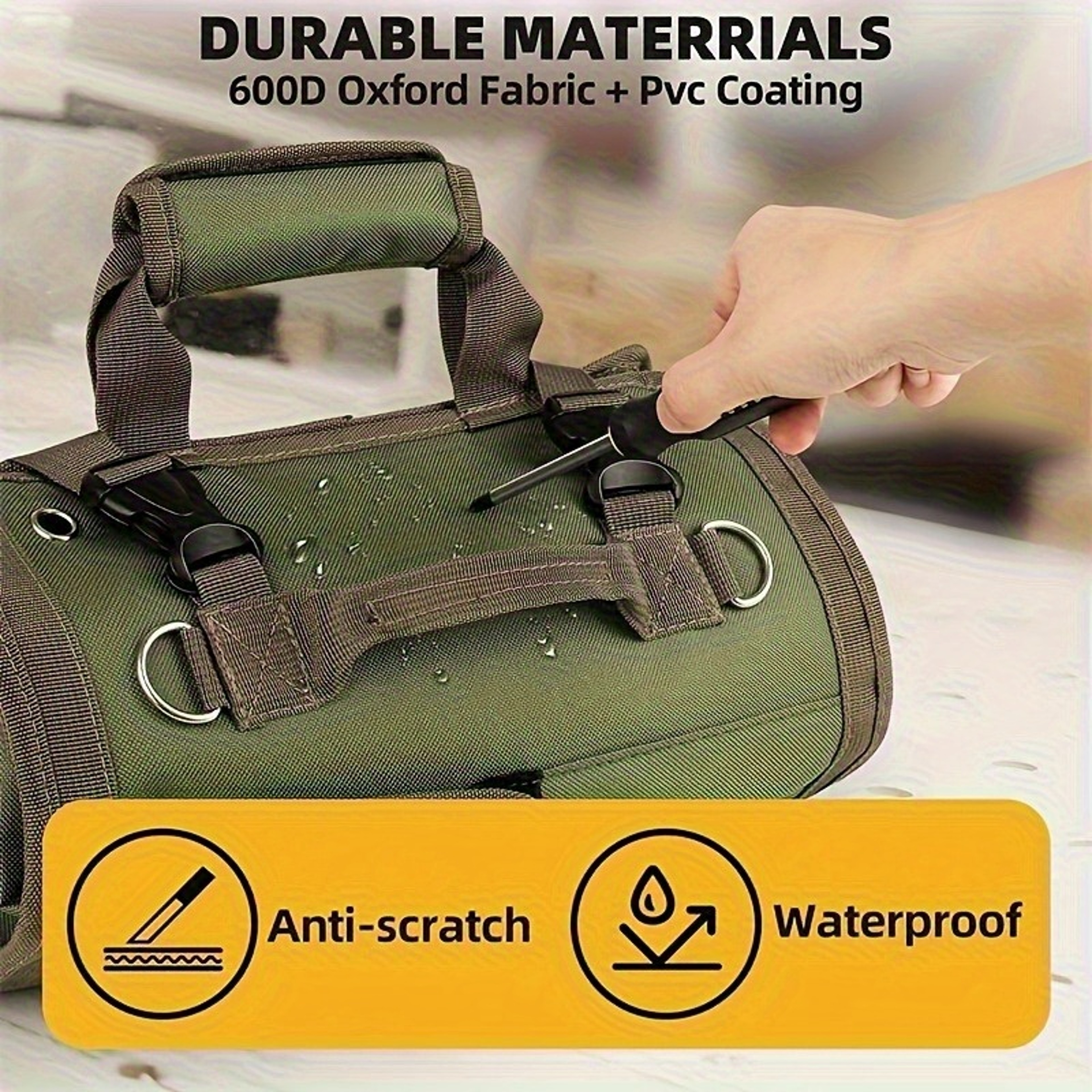 HighQuality Professional MultiPurpose Tool Bag Portable Small Tools Organizer Multi Pocket Hardware 7
