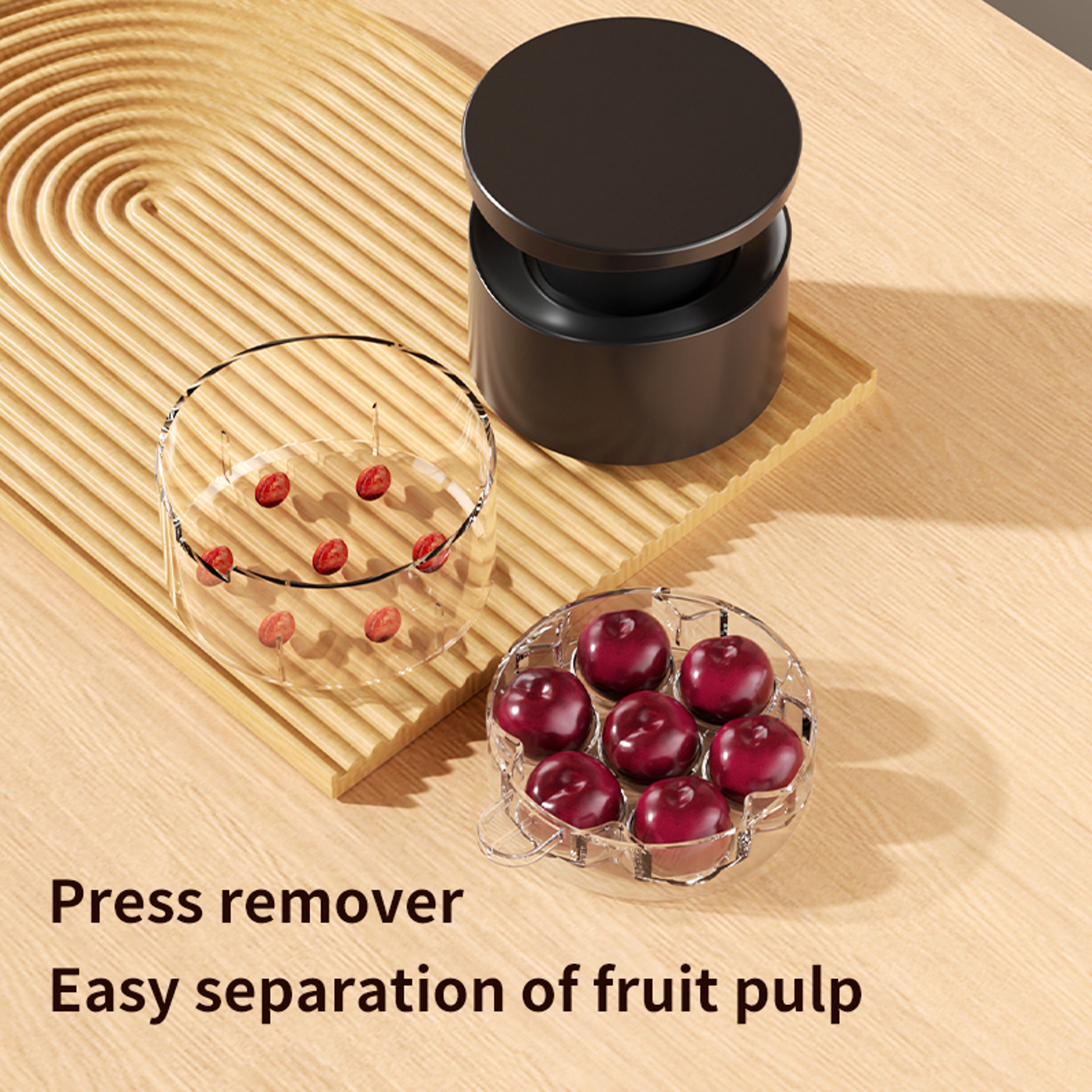 EasyPress Cherry And Jujube Pitter Transparent Plastic Tool For Efficient Nuclei Removal 6