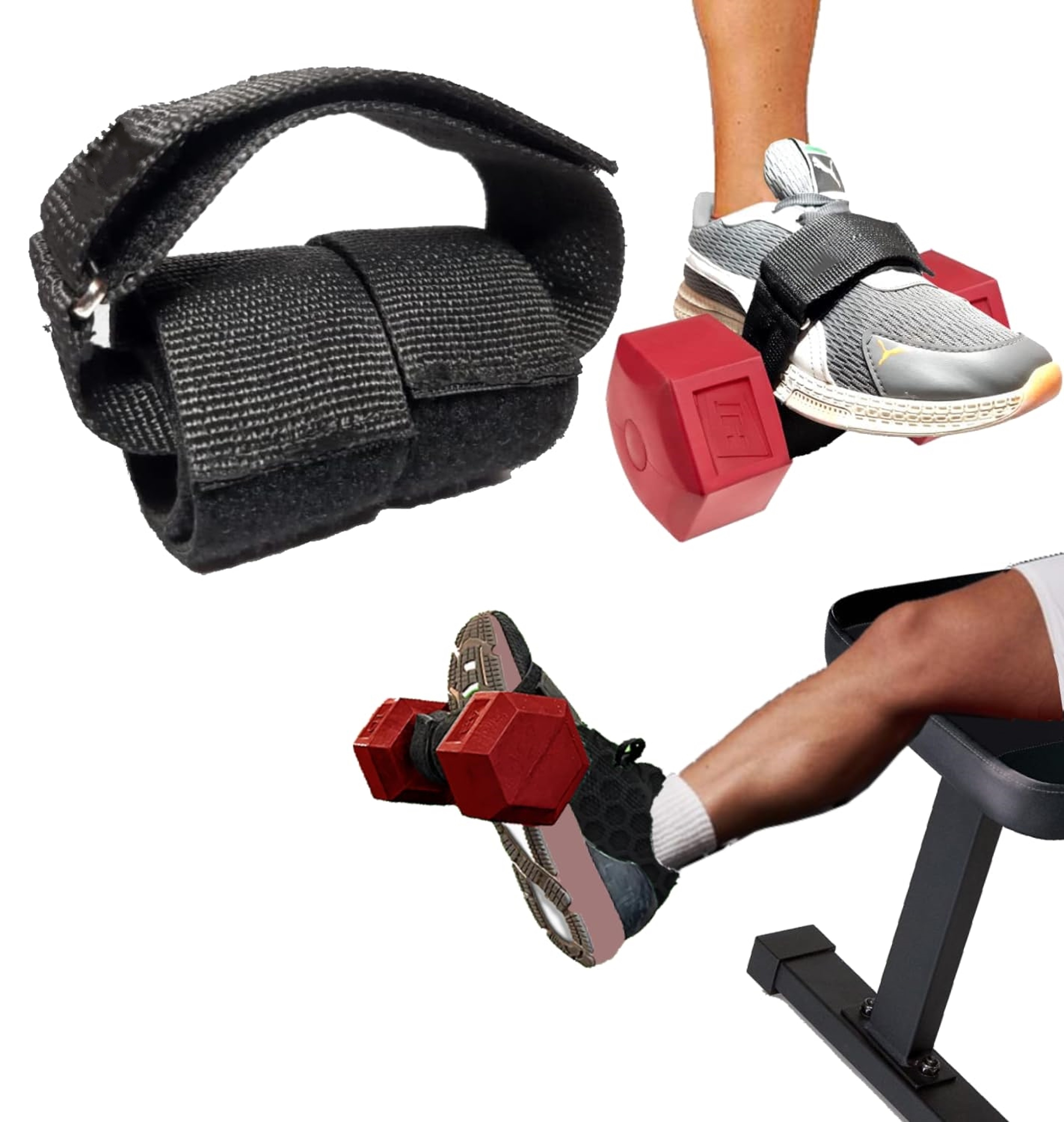 Shin Splint Relief Strap, Adjustable Weight, Enhance Calf Strength, Flexibility & Mobility – view 1