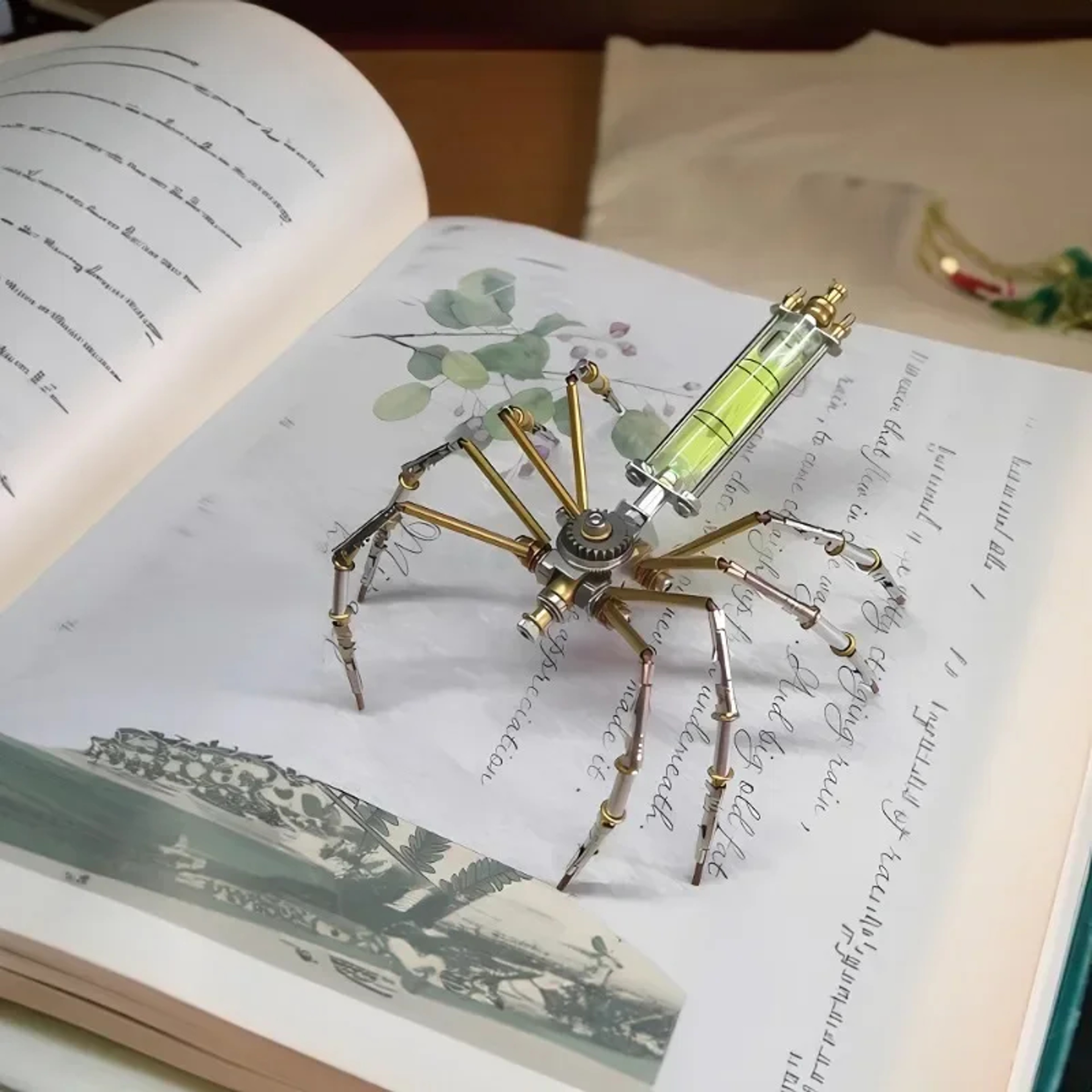 DIY Mechanical Spider Kit, Cyberpunk Metal Puzzles, Creative Insect Assembly, Handmade Metal Puzzle – view 5
