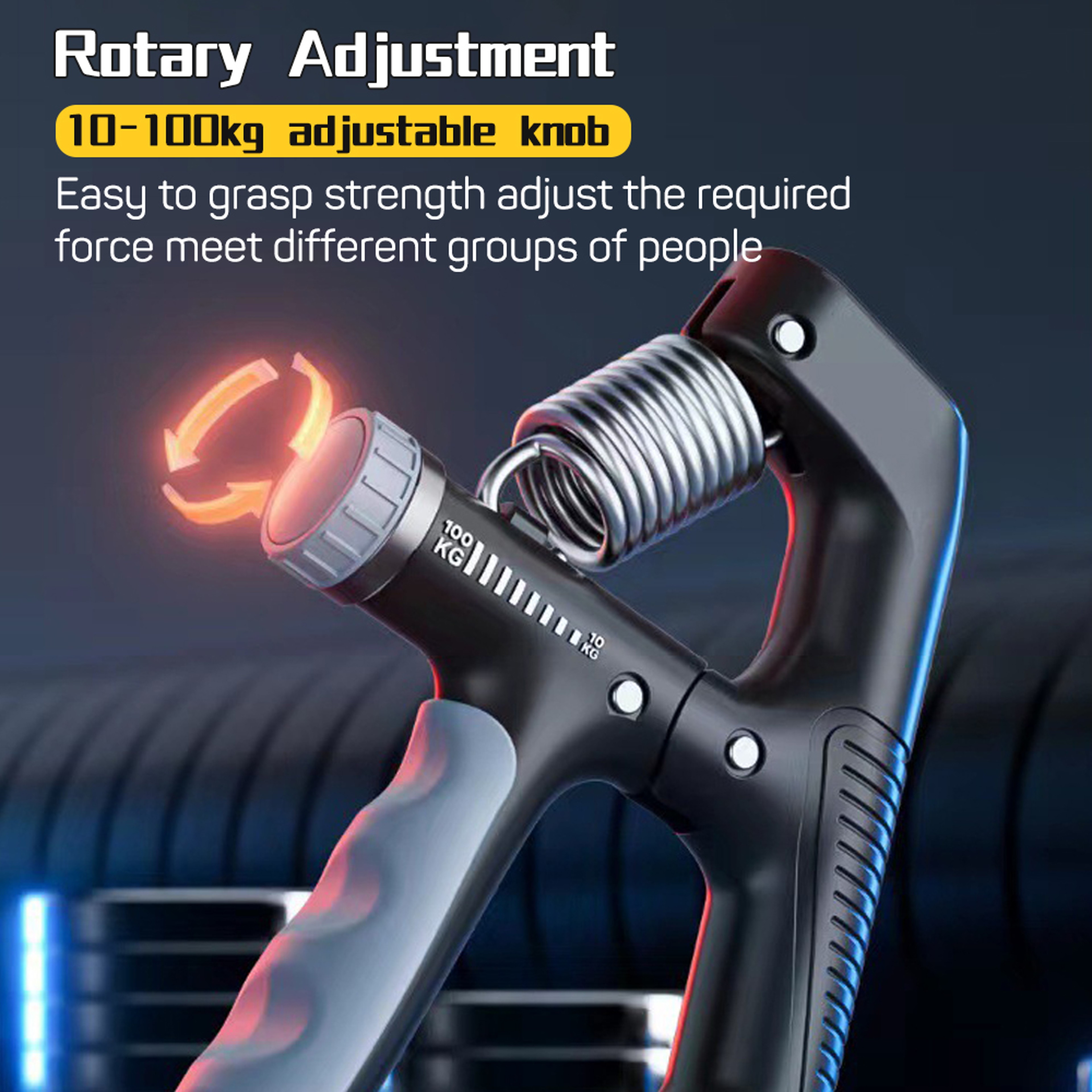 Wrist Expander Hand Grip Strengthener, Finger Exerciser for Muscle Recovery, Fitness Gripper, Trainers – view 4