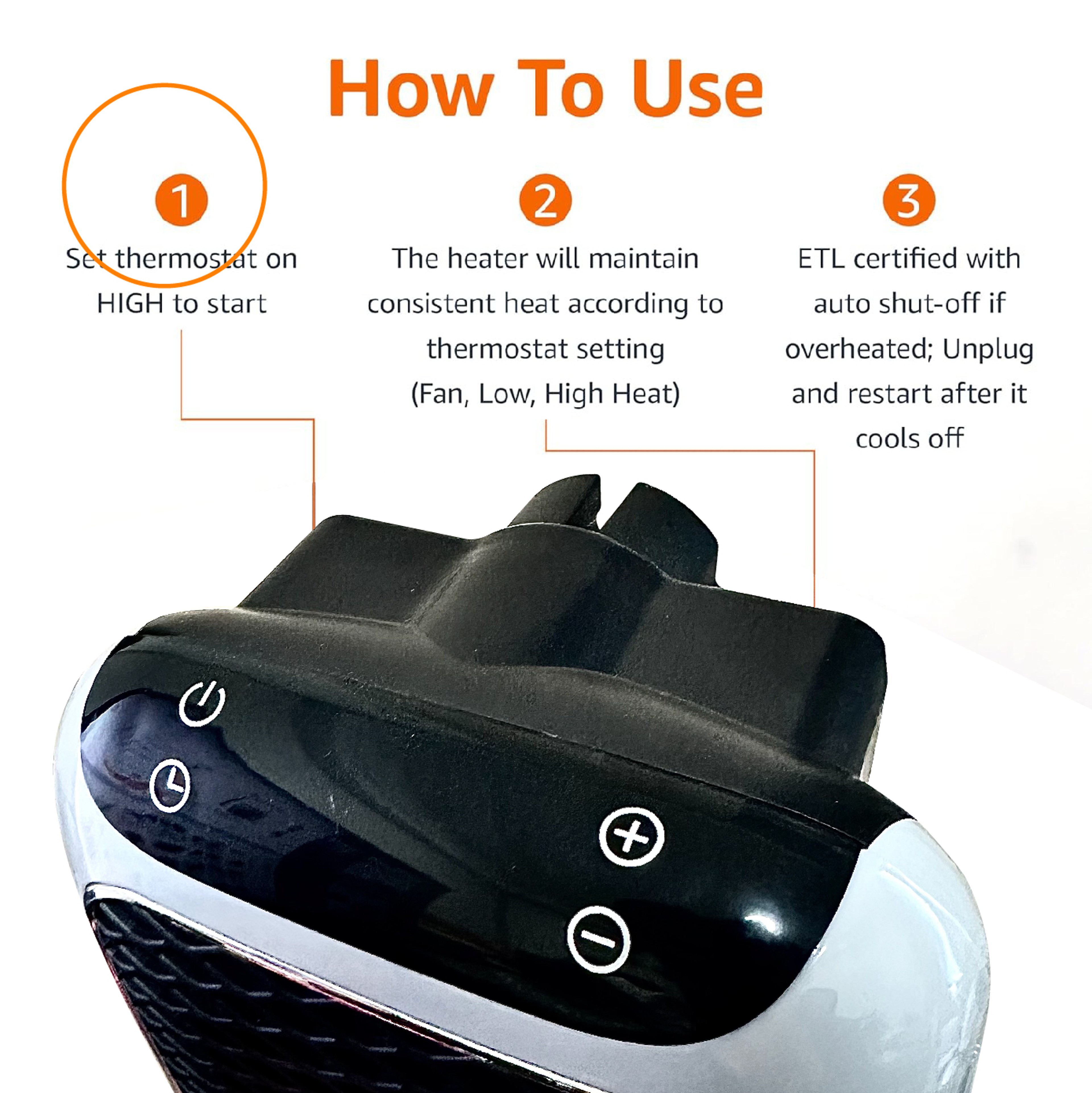 Faster Mini Heater PTC Ceramic Electric Heating Fans Wall Mounted Small Bathroom Home Heater Energy 3