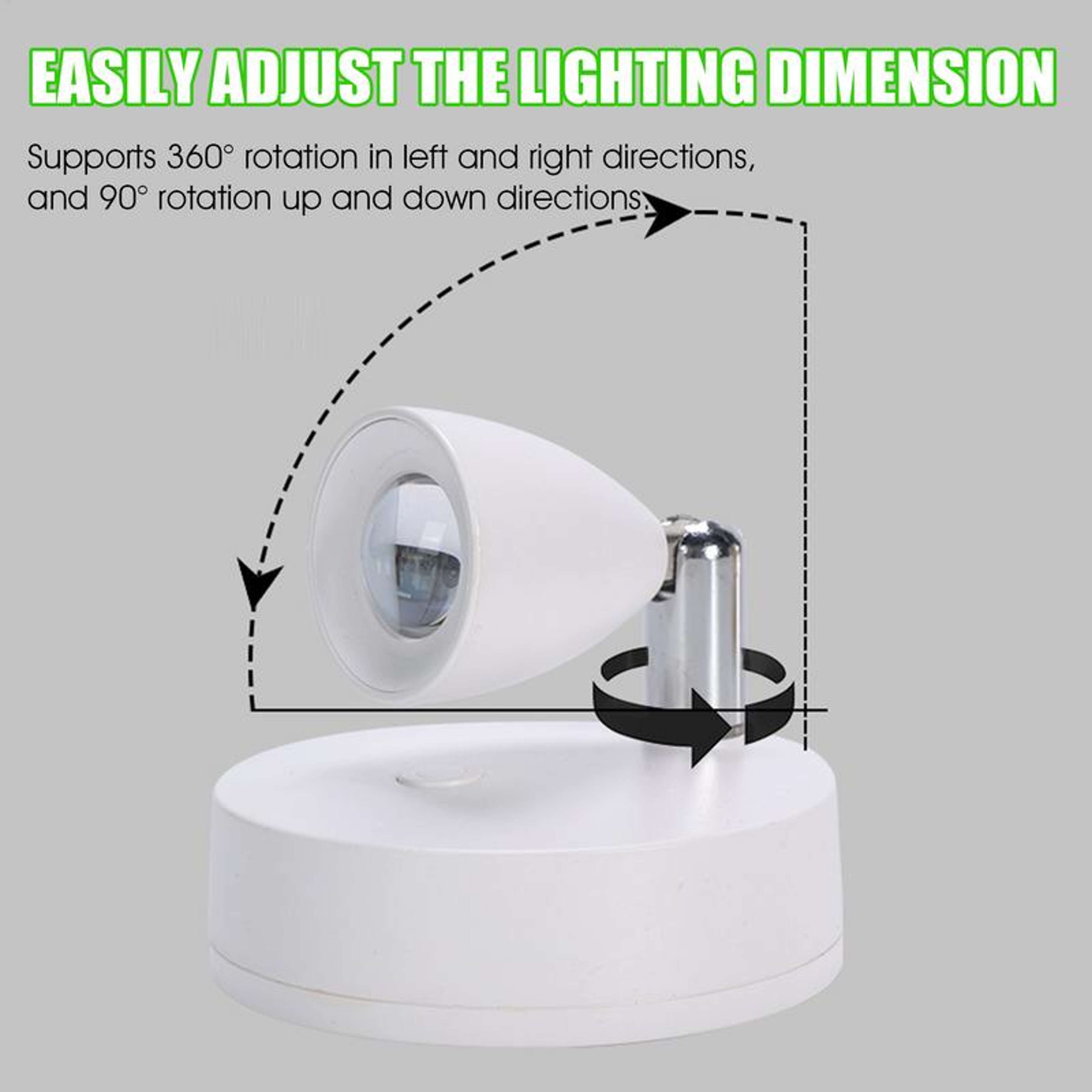 Rechargeable Wireless Uplighting for Plants, Battery-Powered Accent Spotlights, Ambient Lighting with Remote Control – view 3