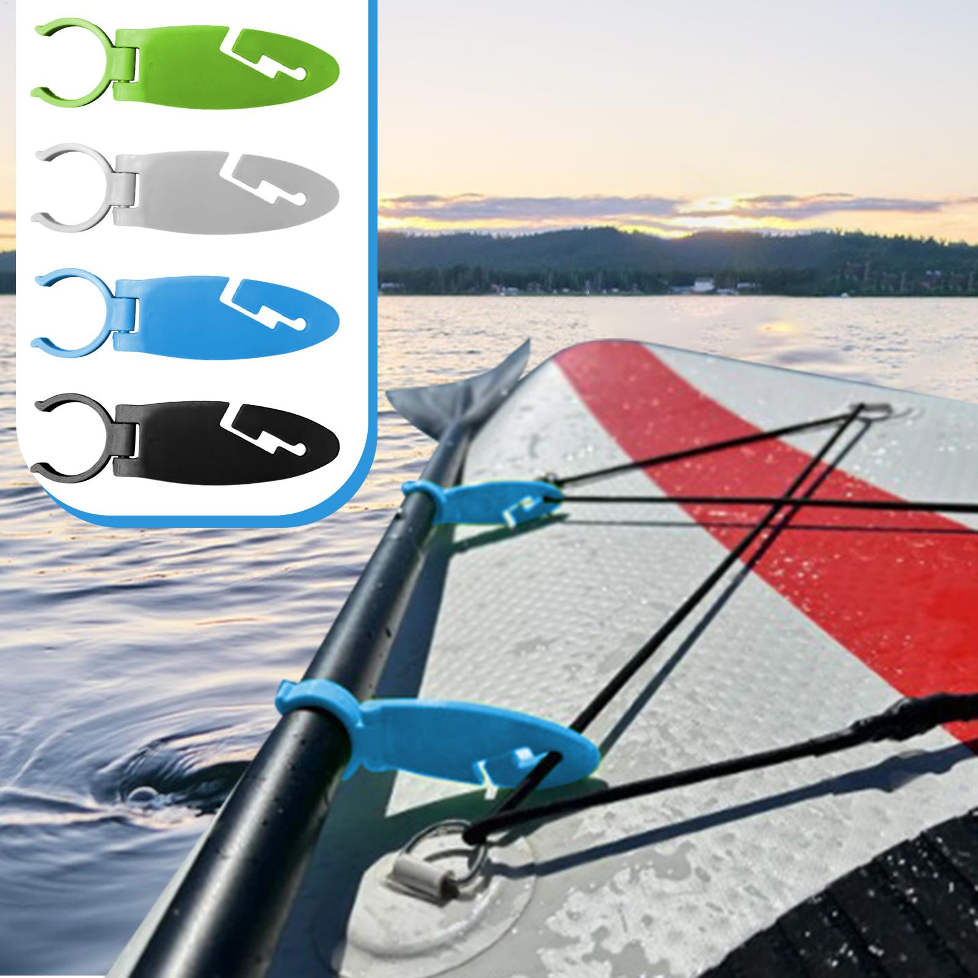 Paddle Board Fasten Clips, Expandable Fixing Clips, Water Sports Accessories – view 6