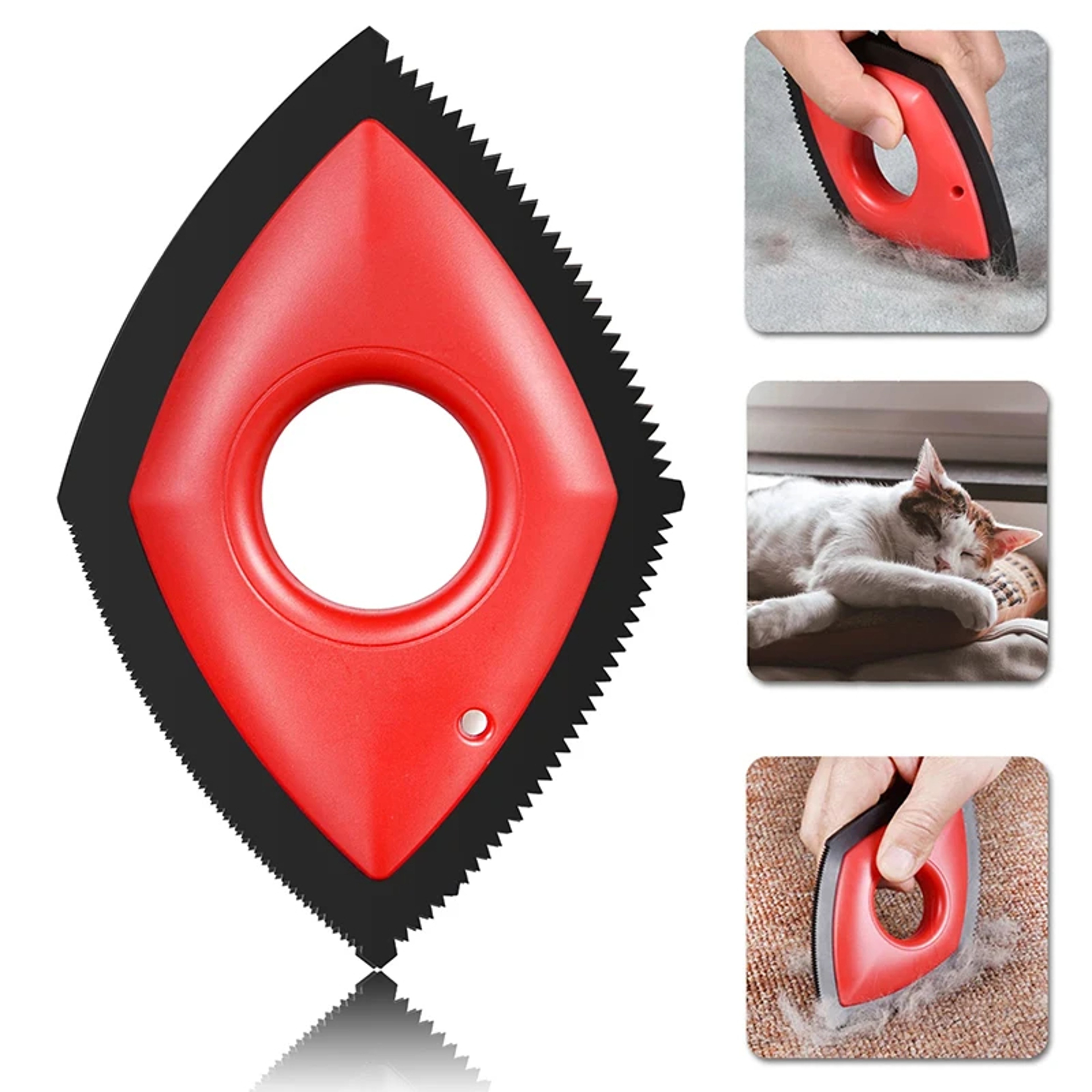 Reusable Modes Pet Hair Detailer Comb, Dog Cat Hair Remover for Carpets, Sofas, Cloth, and Car Seats – view 1