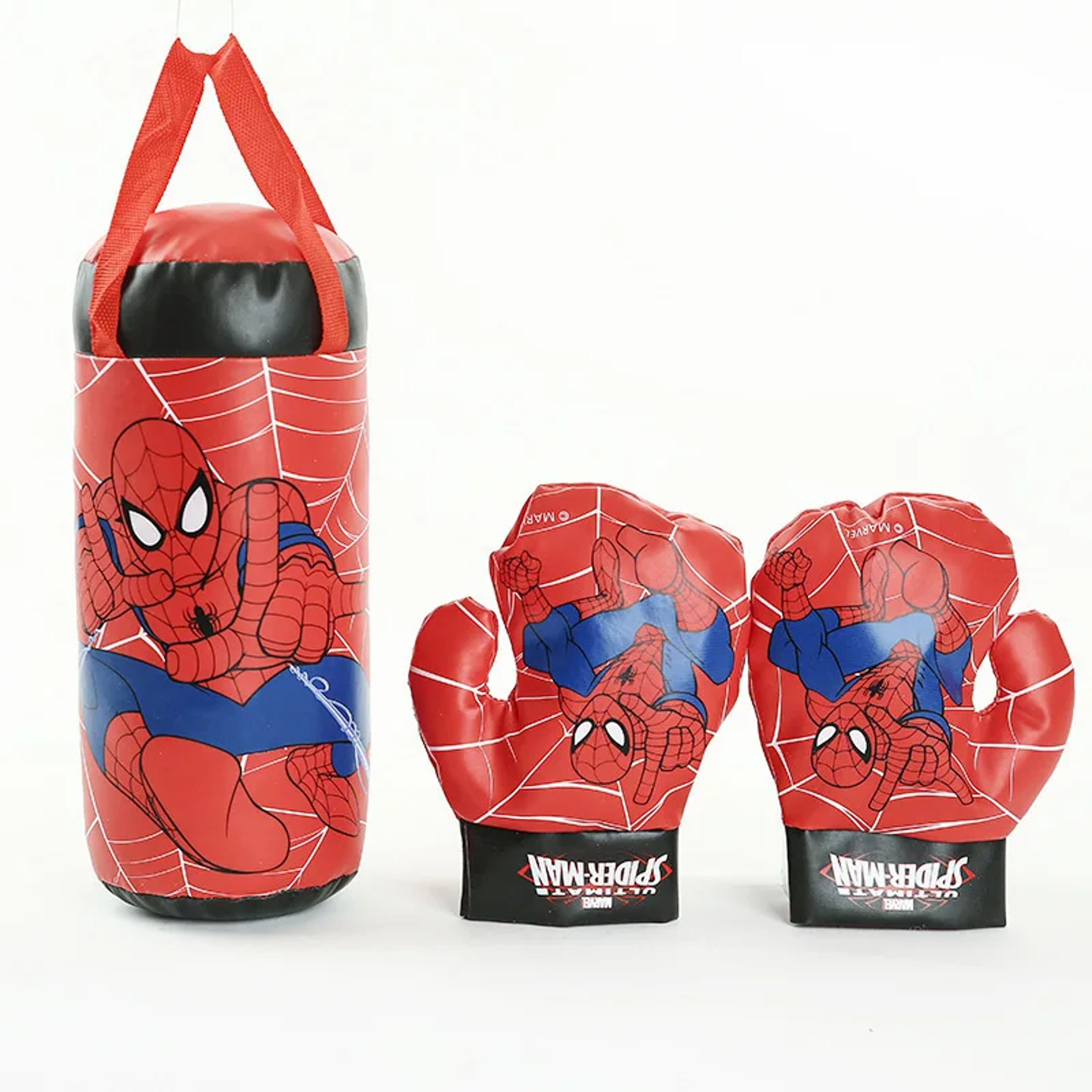 Disney Marvel Spiderman Figure Toy Gloves, Sandbag Suit Boxing Spider Man Outdoor Sports Kids Toys Sandbag Gloves Sets – view 6