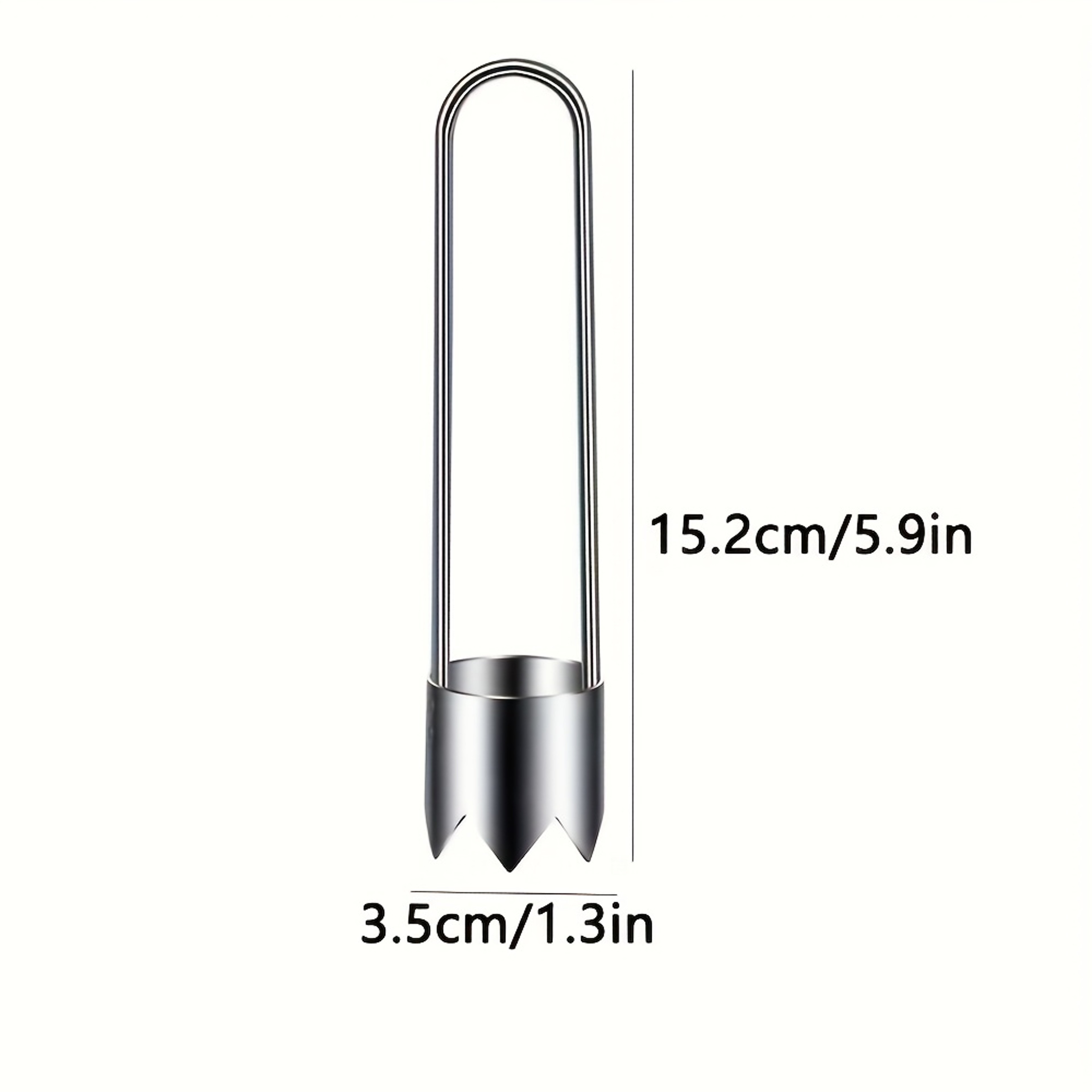 Durable Hand Tool for Vegetables, Portable 304 Stainless Steel Core Remover for Apples, Pears, Sharp Serrated Cutter – view 6