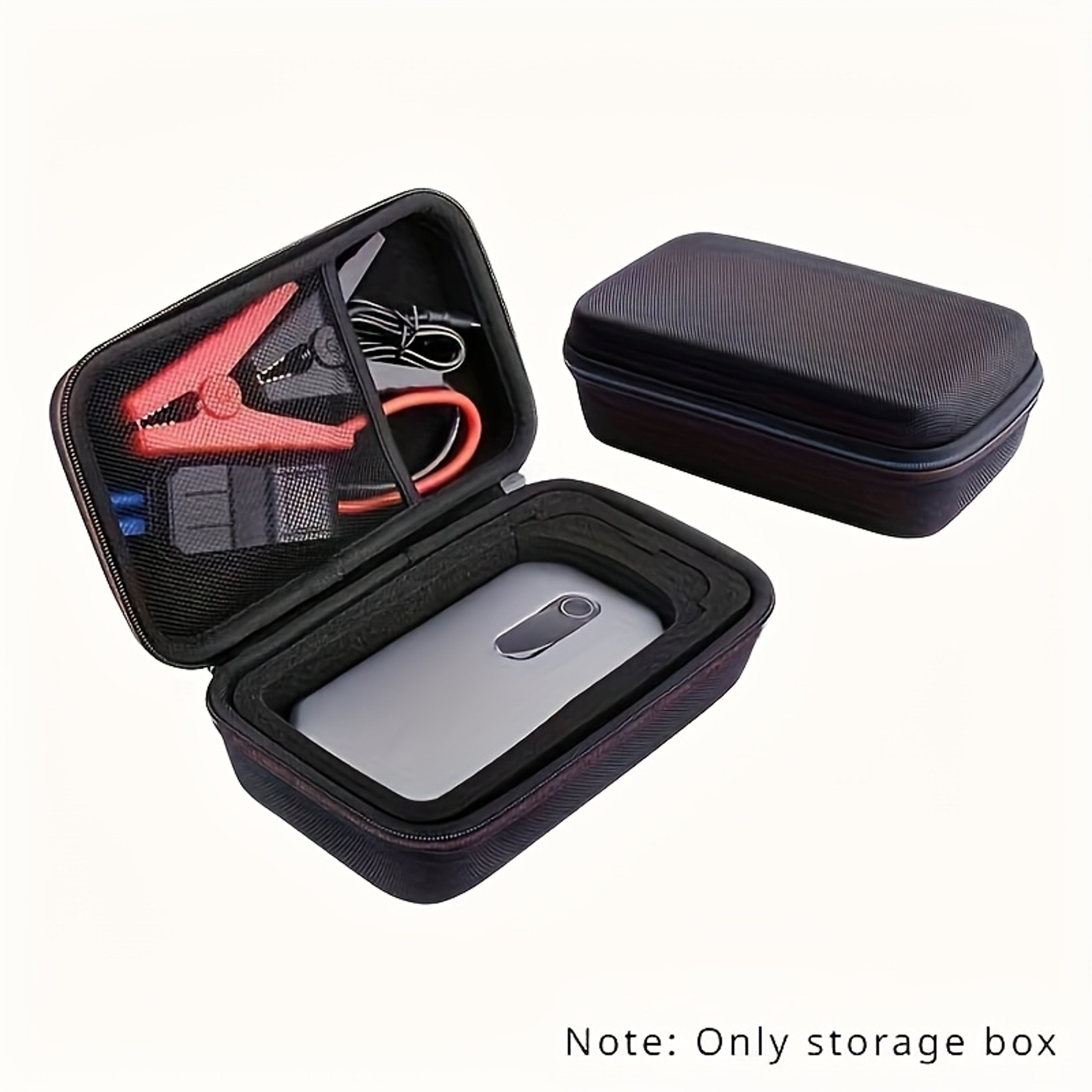 Shockproof Portable Storage Box for Car Accessories, Eva Material Emergency Car Starter Bag-In-Bag Storage Bag – view 2