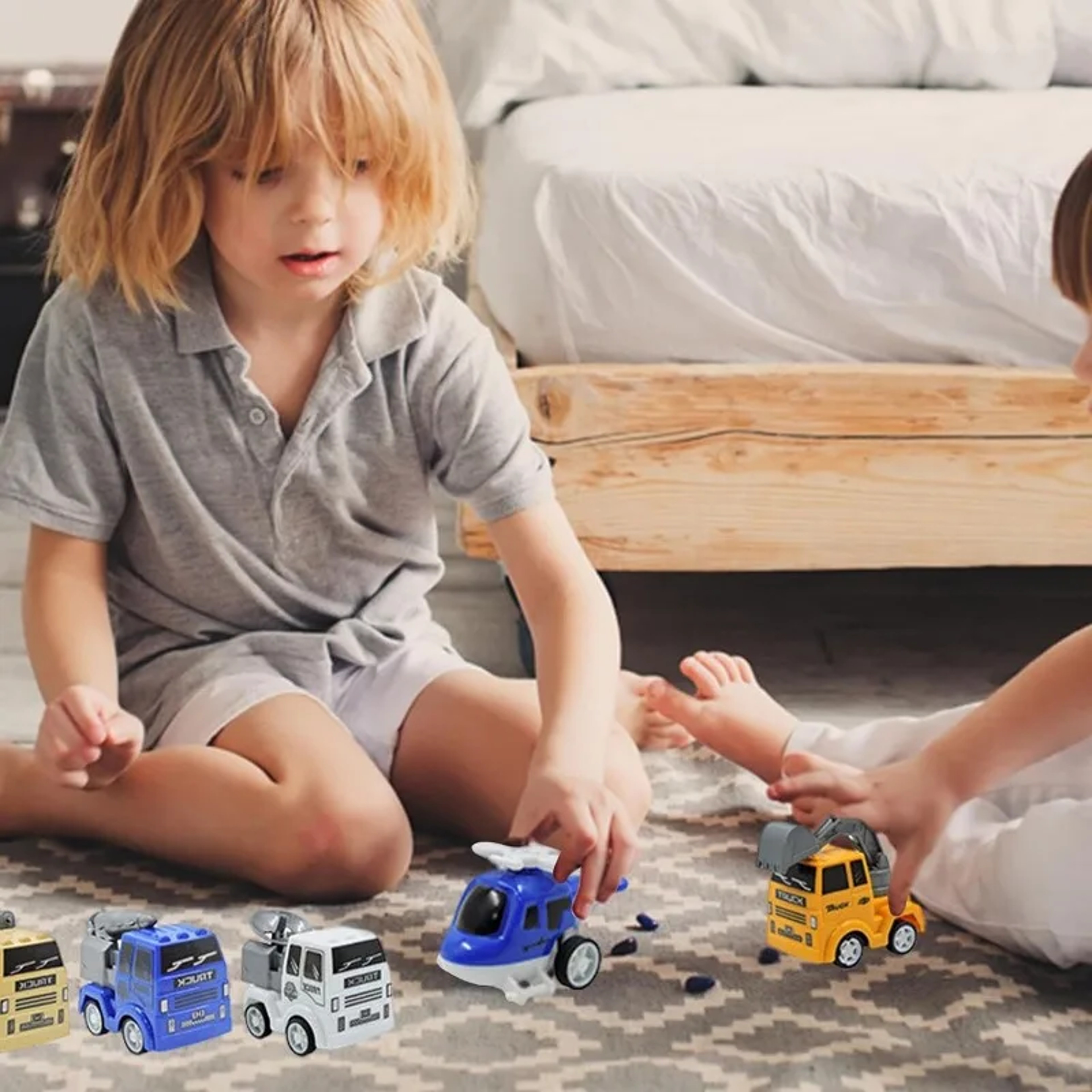 Christmas Countdown Advent Calendar Pull Back Cars Toys Set Kids Large Collection Set Christmas Party Favor – view 5