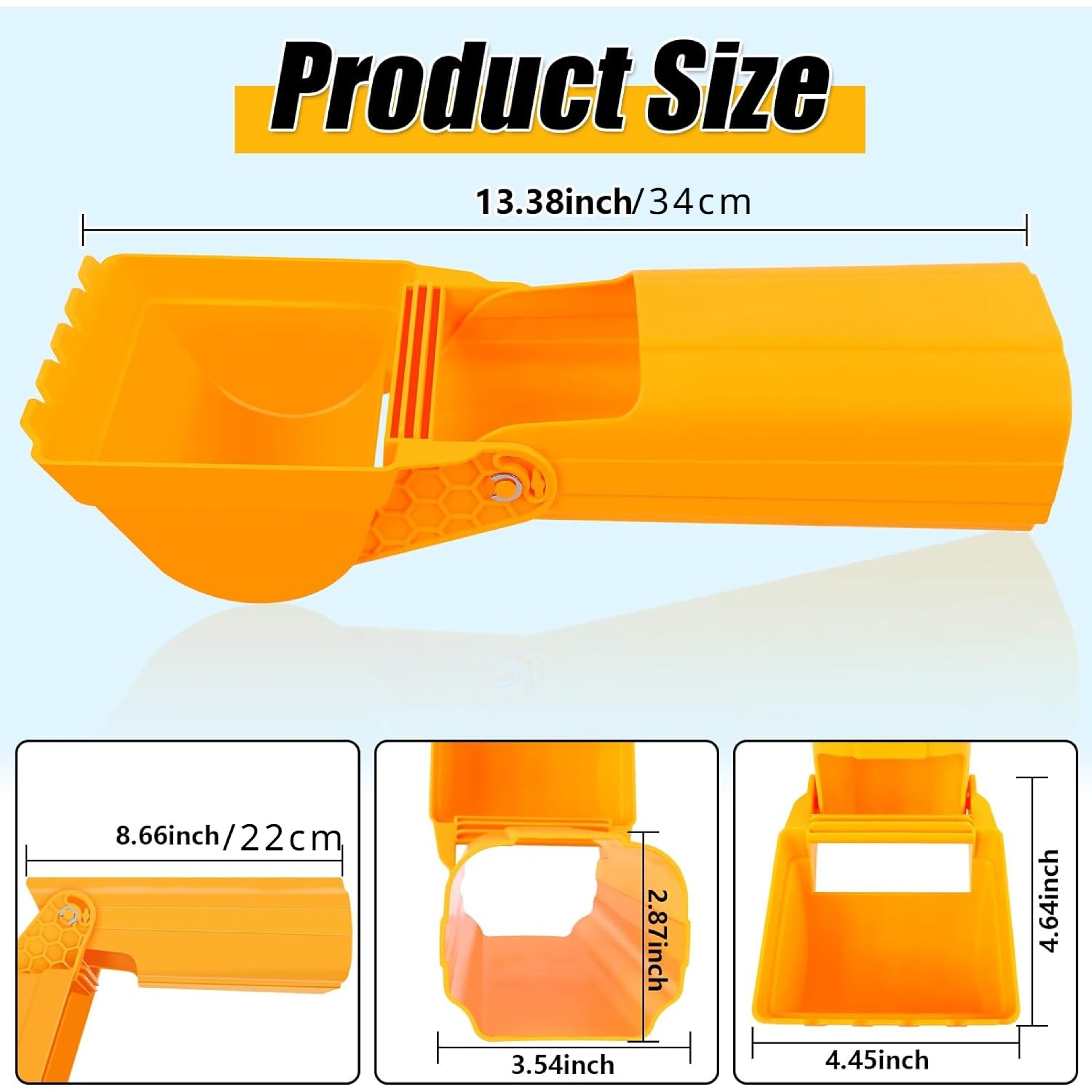 Hand Sand Digger for Kids, Backyard Beach Sandbox Toys, Garden Sand Shovels for Outdoor Play – view 2