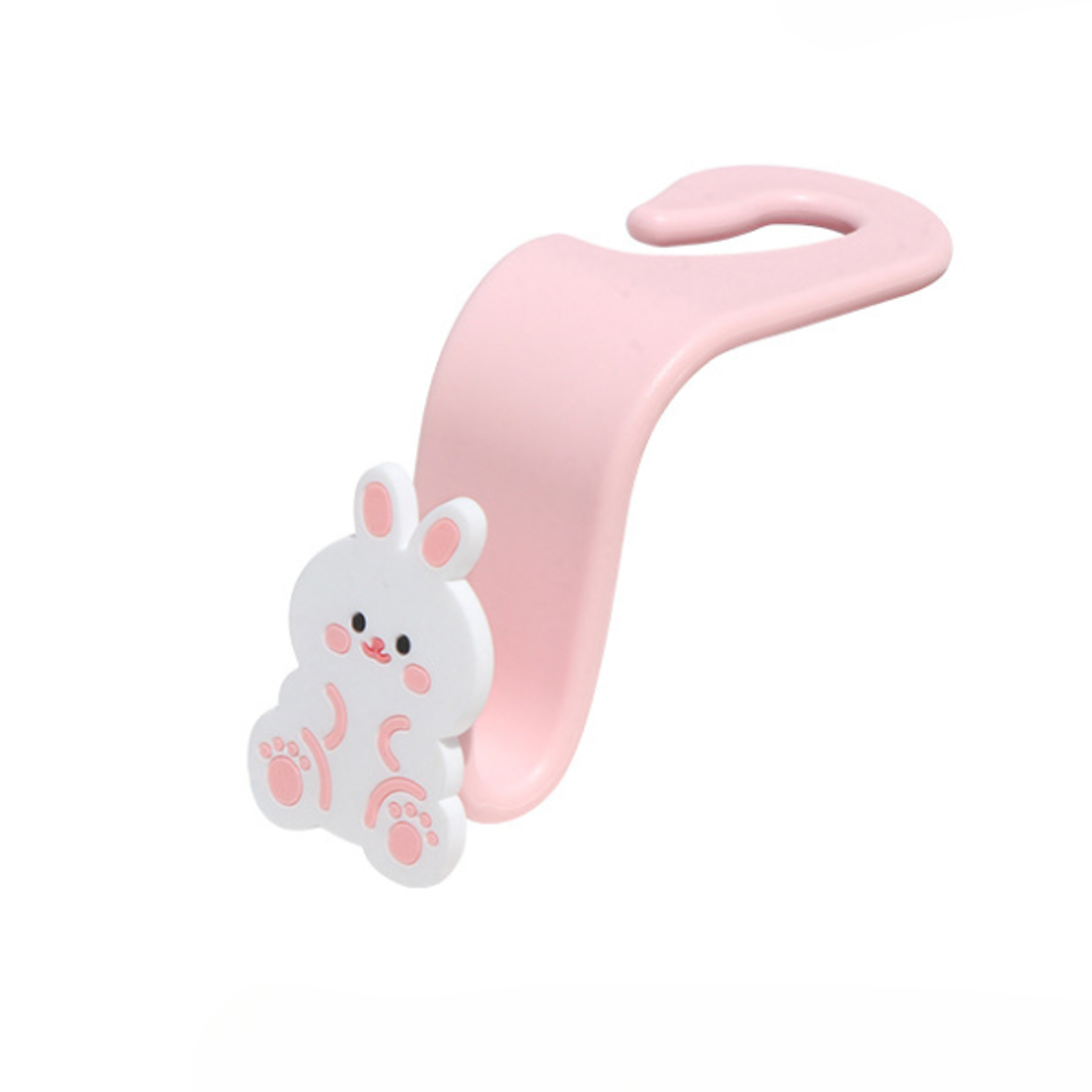 Cute Bear Bunny Cartoon Headrest Hooks for Purses and Bag Car Back Seat Hanger Universal Storage H