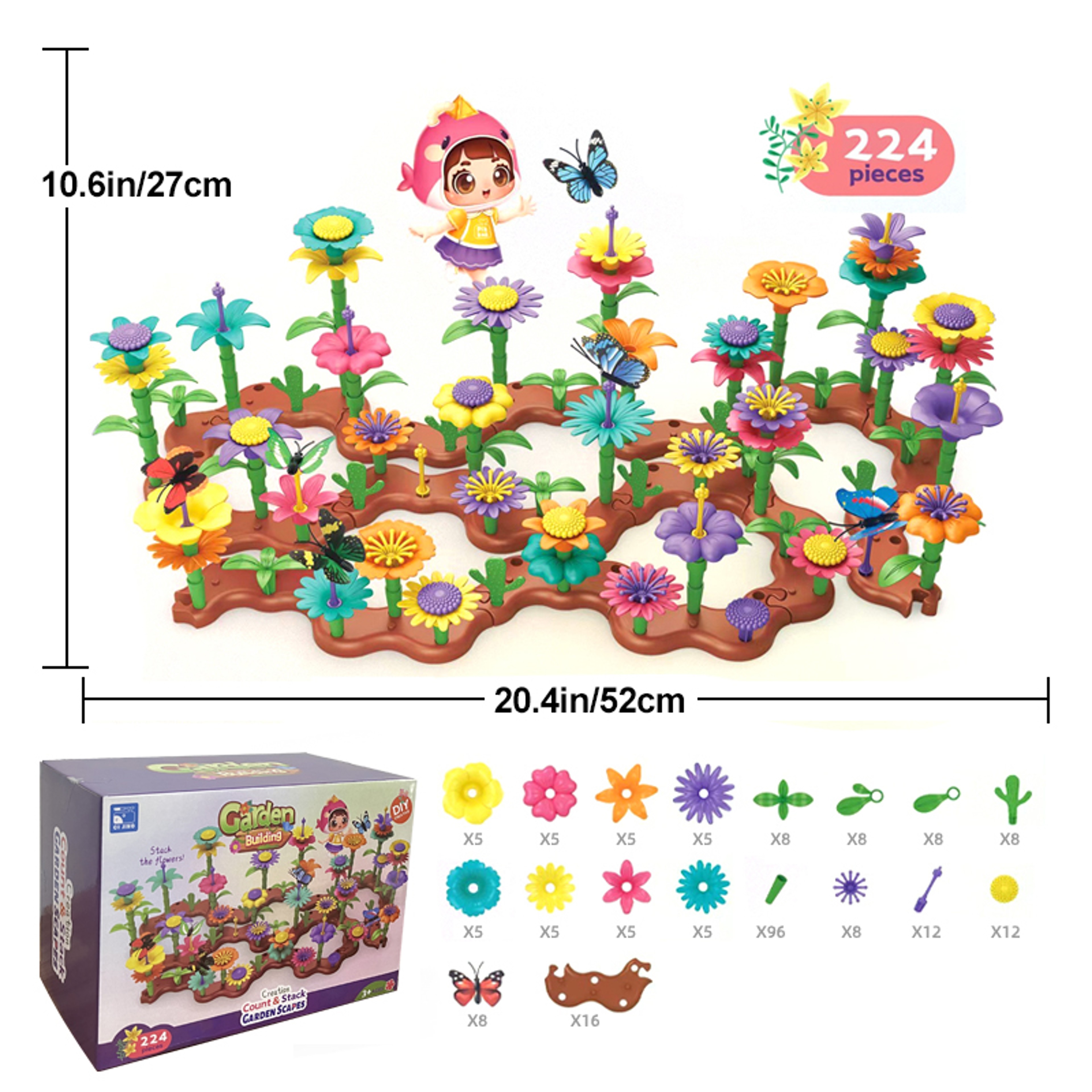 Grow Their Imagination with STEM Flower Garden Toy, Gift for Year Old Boys & Girls – view 8