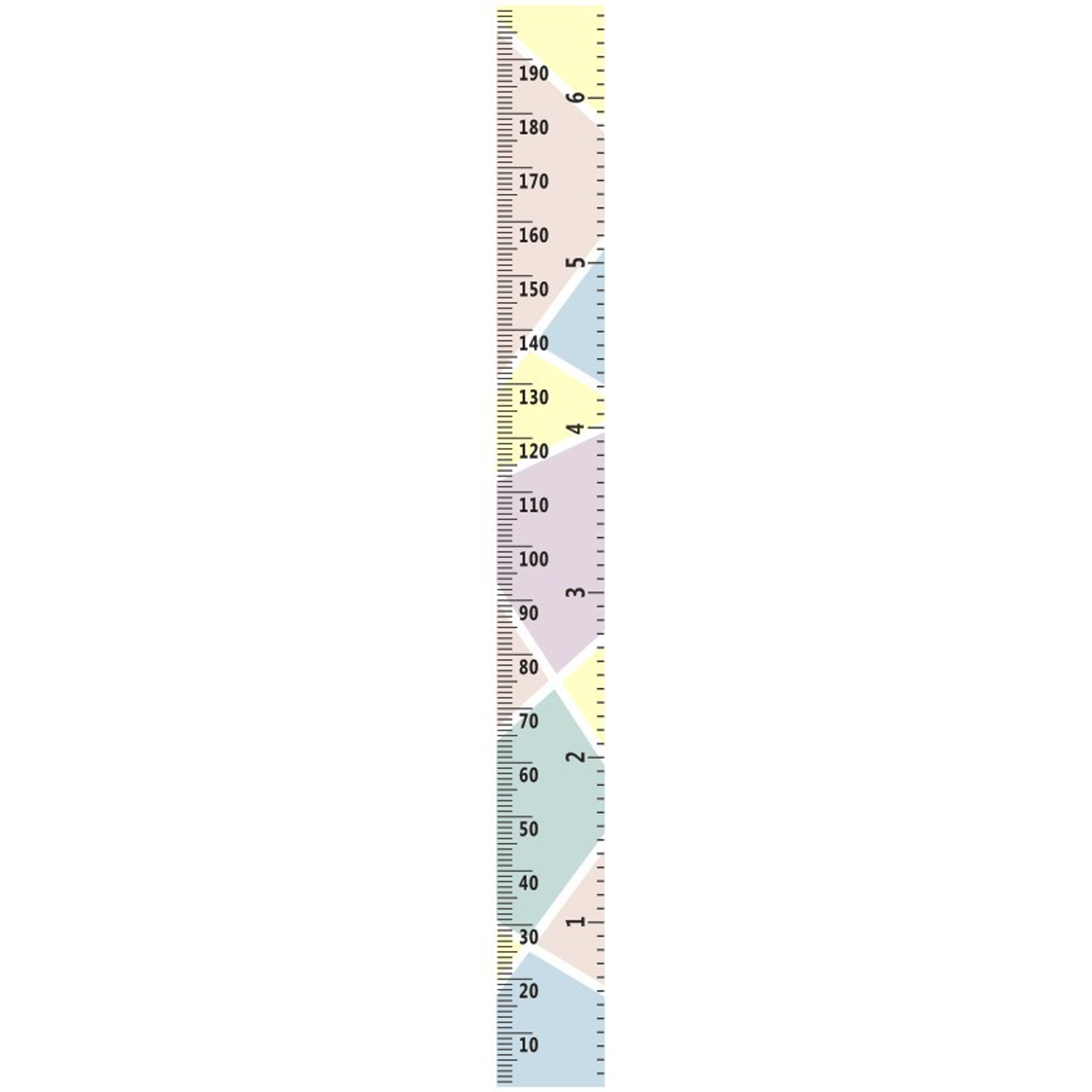 Kids Growth Chart Ruler Removable Wall Art Waterproof Nursery Decor Height Measure Wall Chart For B 6
