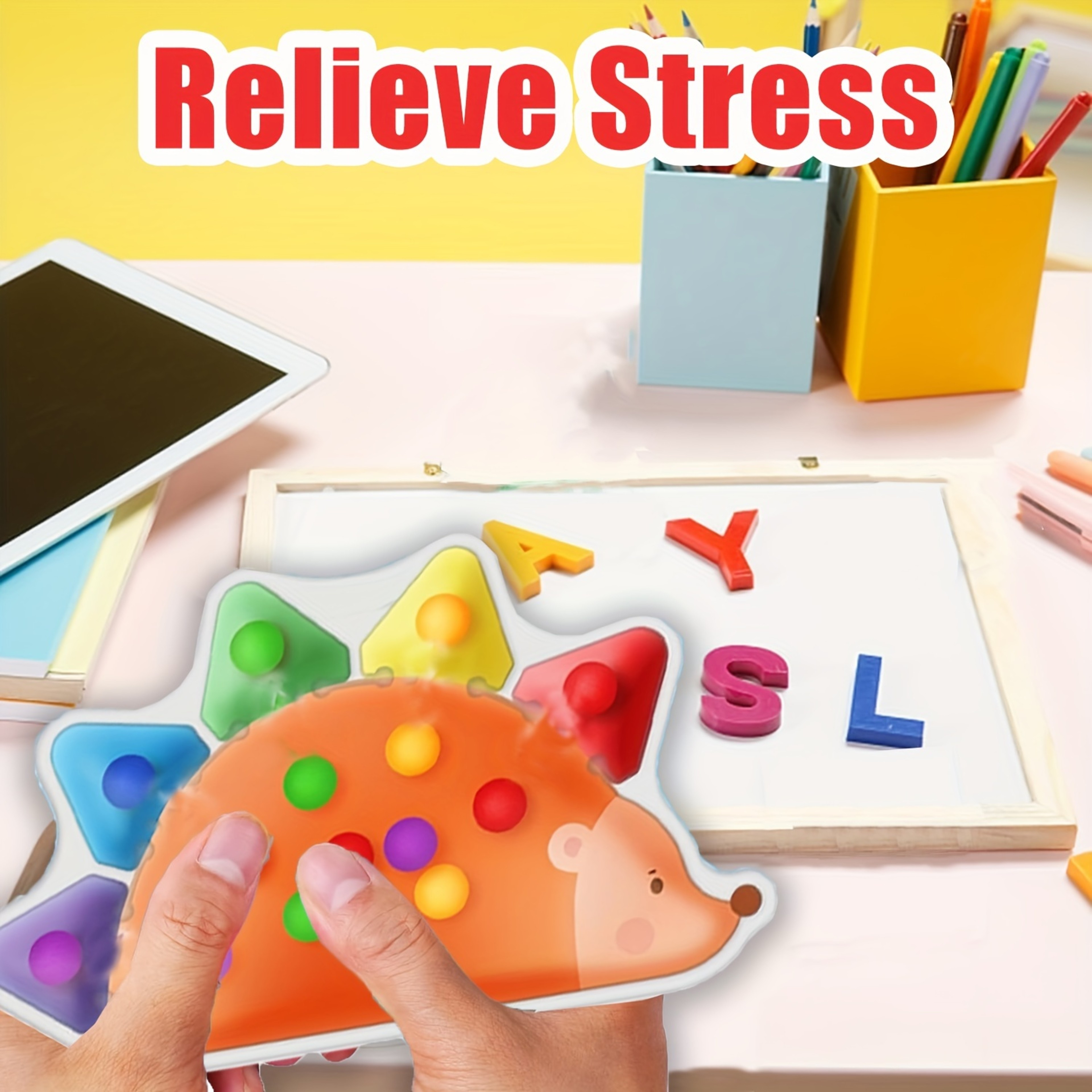 Sensory Color Sorting Toys, Fidget Toys for Toddlers, Montessori Fine Motor Skill Learning Games – view 6