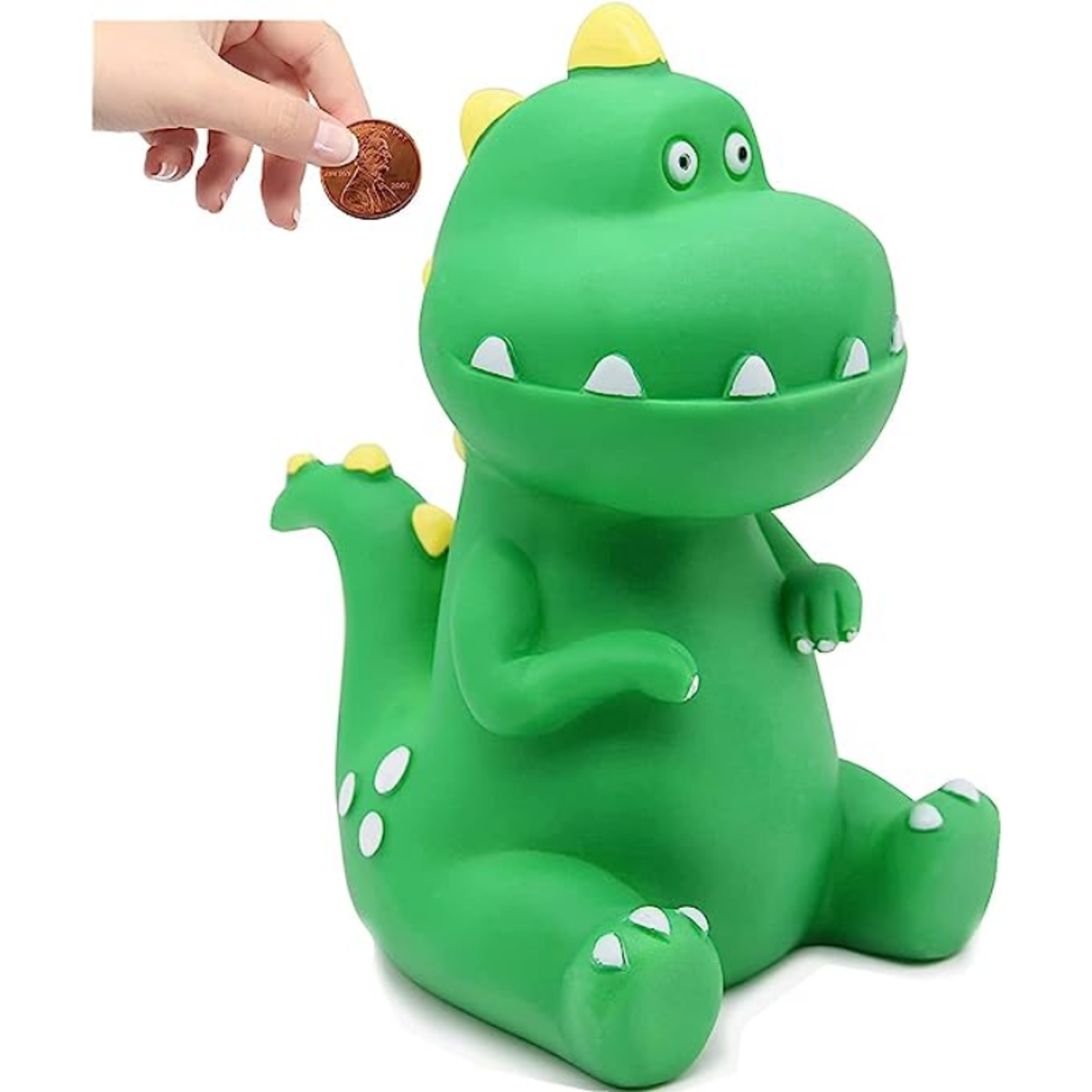 Shatterproof Tyrannosaurus Rex Piggy Bank, Dinosaur Money Bank for Kids, First Coin Bank Gift for Boys and Girls – view 1