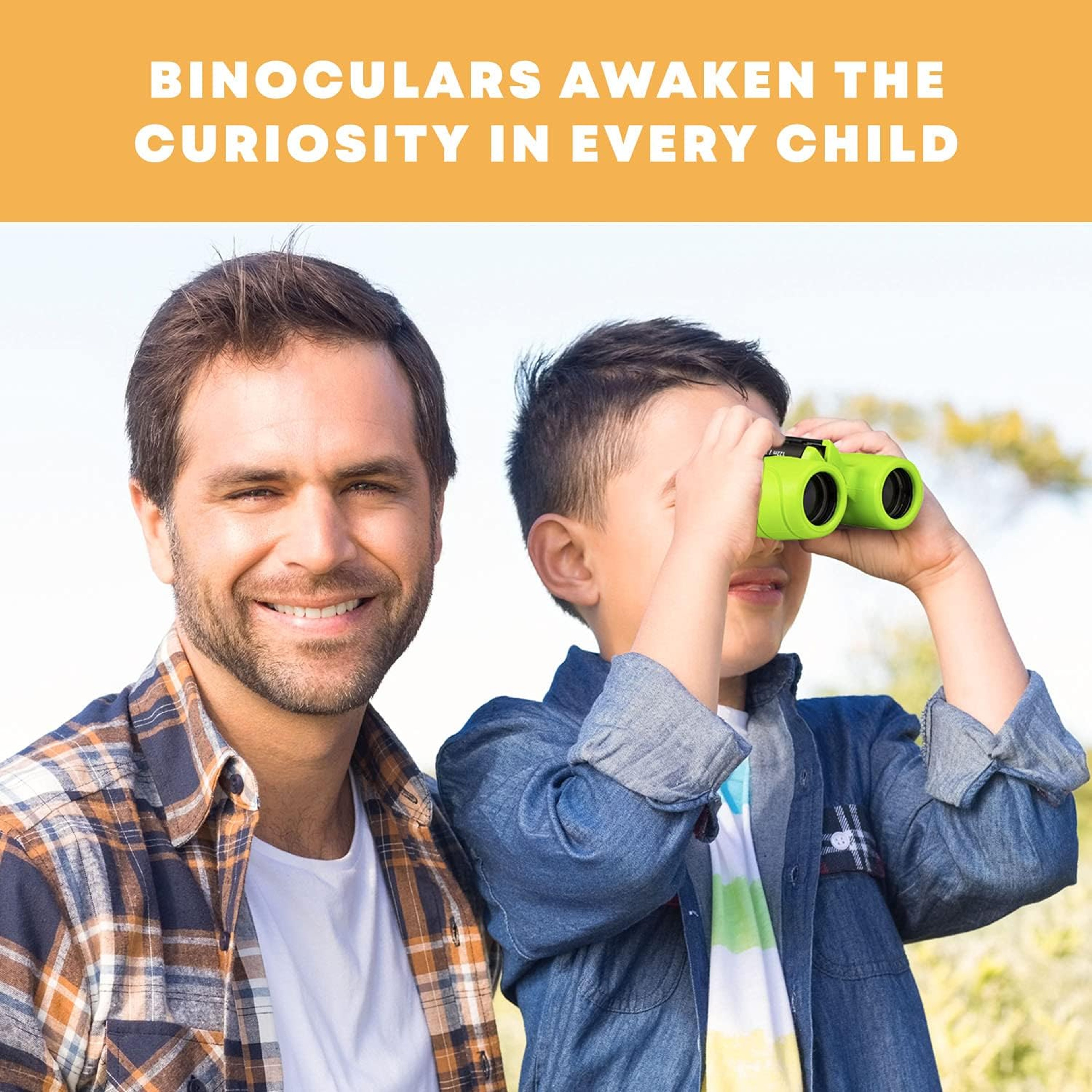 Kids Binoculars Set Magnifying Glass Compass Telescope Toy For Boys  Girls 0