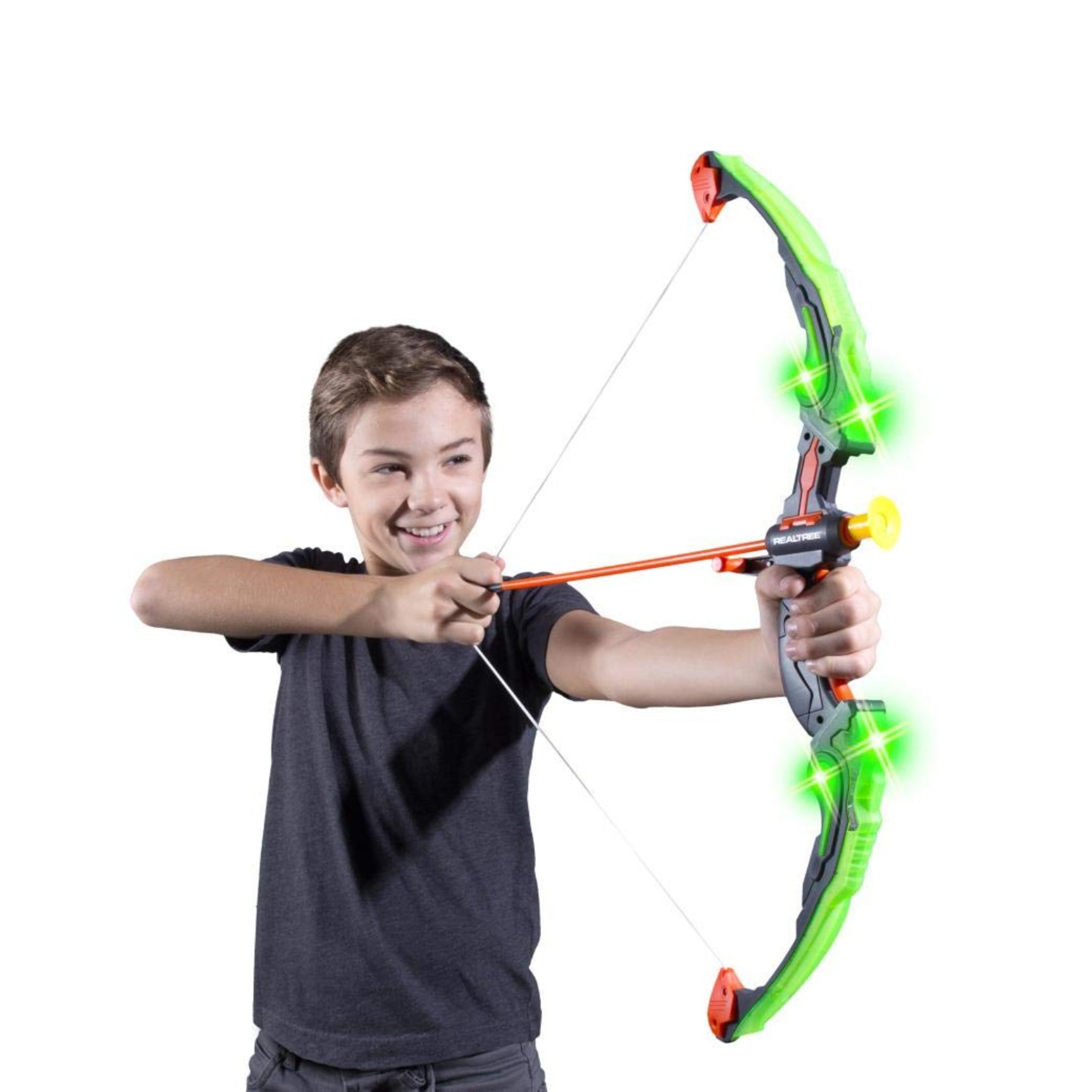 LED Light Up Archery Toy Set For Kids Bow And Arrow Game With Quiver Indoor And Outdoor Sport Toys  5