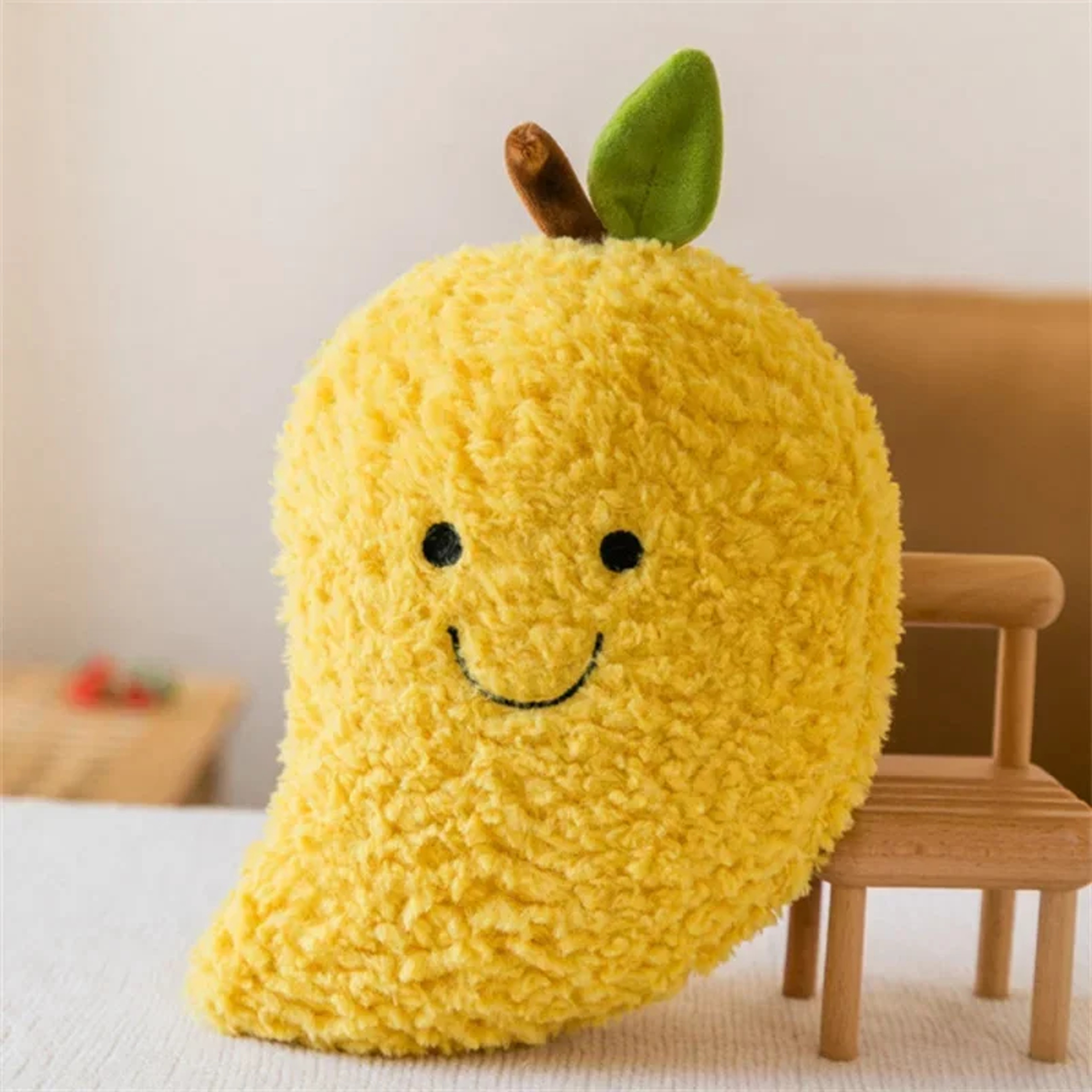 Stuffed Fruit Toys, Cute Mango, Watermelon, Avocado, Strawberry, Sensory Gift for Birthday, Fun Plush Decor – view 10