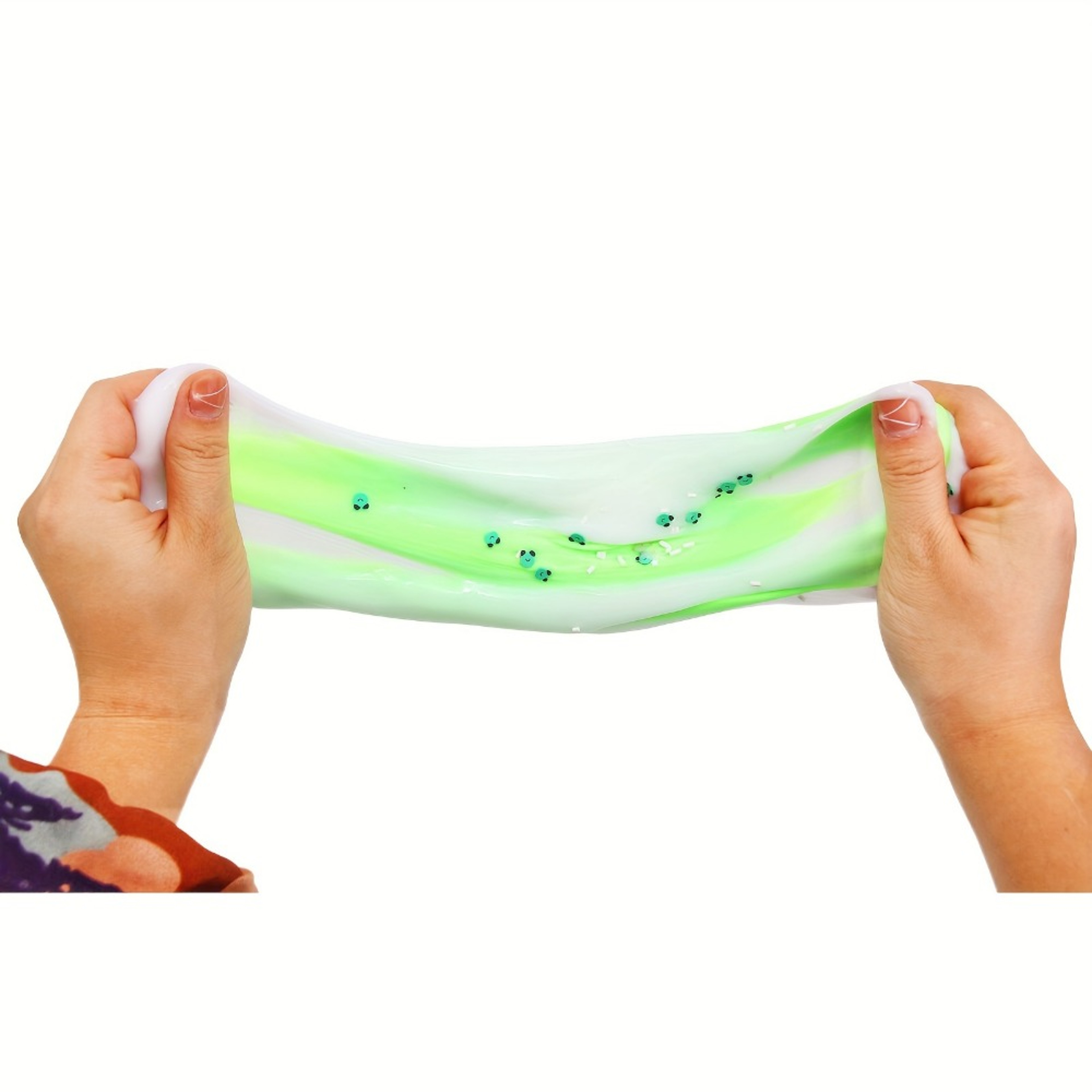 DIY Colored Mud Squeeze Toy Handmade Frog Slime Soft Stretchy Craft Stress Relief For Kids 4