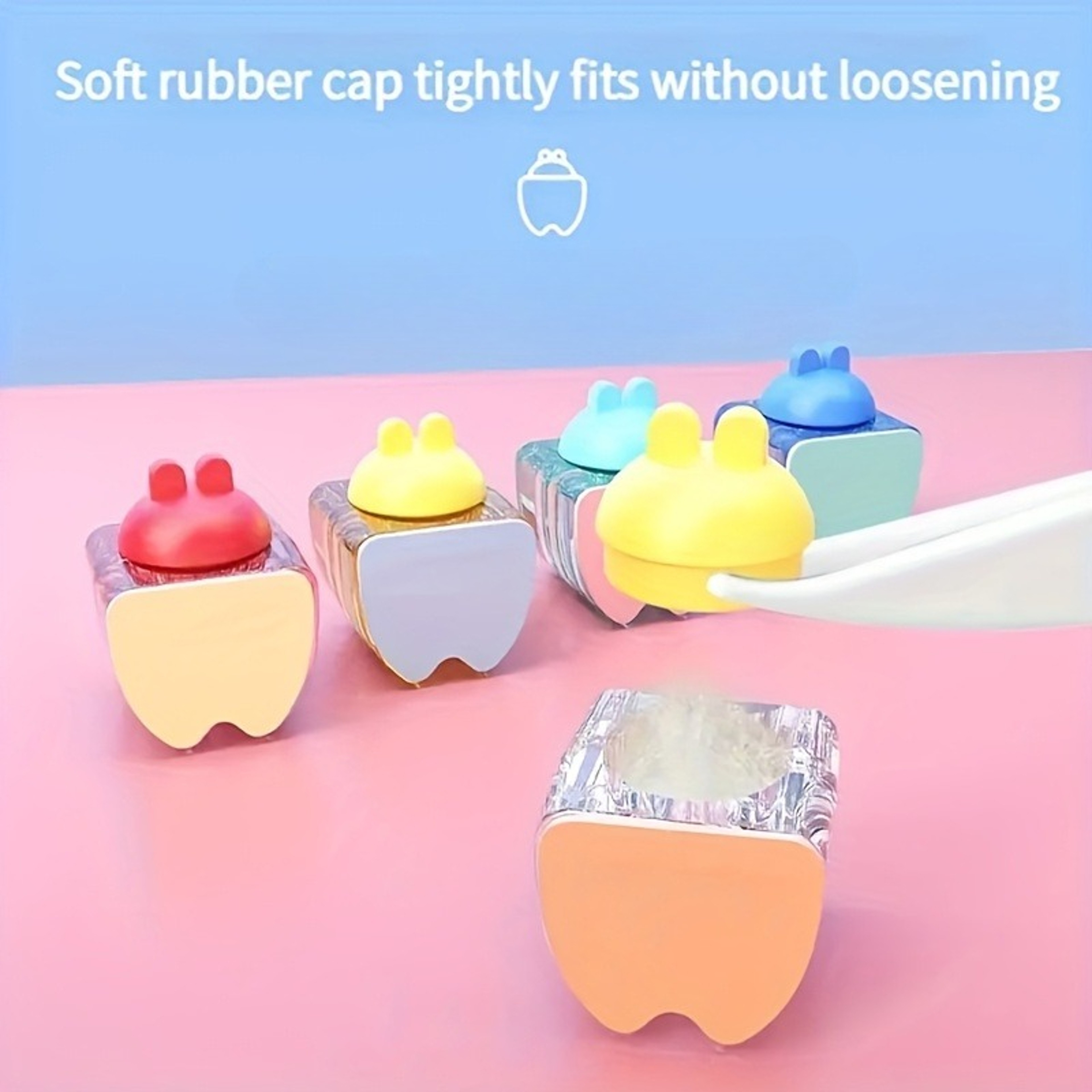 Rabbit Shape Baby Tooth Keepsake Box, Bunny Ear Holder, Lost Teeth Storage Box for Newborns – view 5