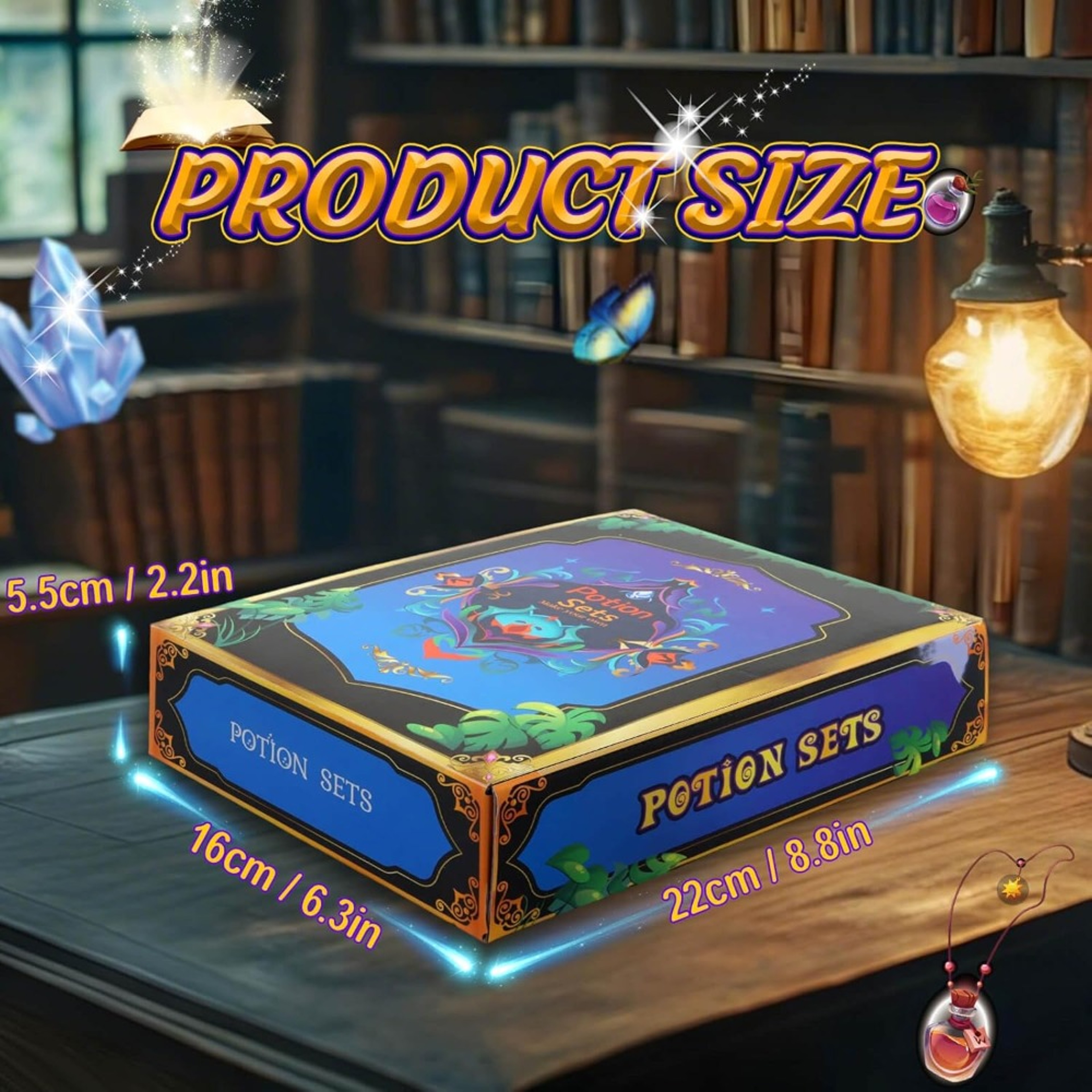DIY Fairy Magic Potions Kit for Kids, Mixed Wizard Potion Bottles, Christmas Craft, Birthday Gifts for Girls Princess My – view 2