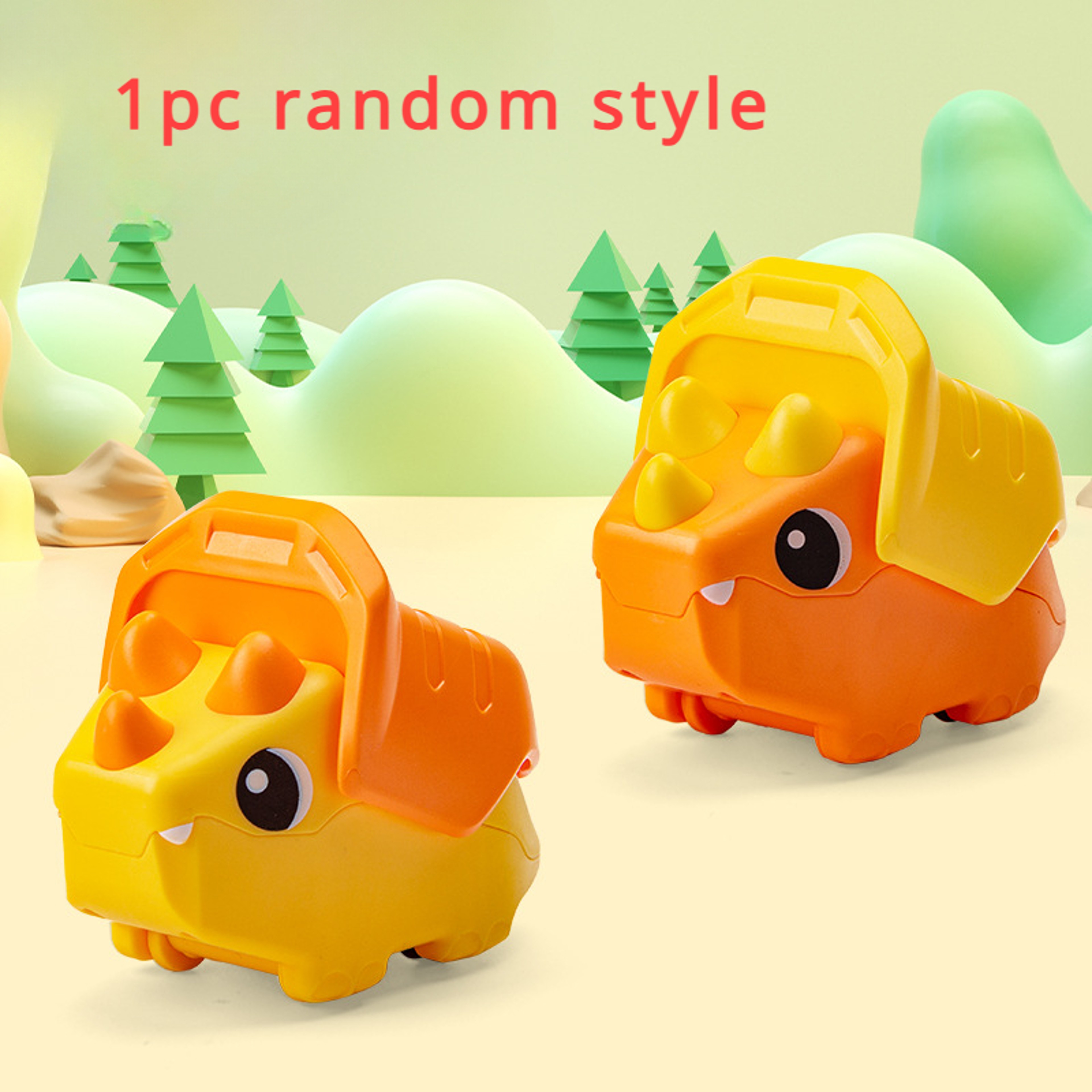 Toddler Press and Go Toy Cars, Wind-up Cars, Baby Animal Vehicles, Bunny Rabbit, Airplane for Easter for Kids – view 7