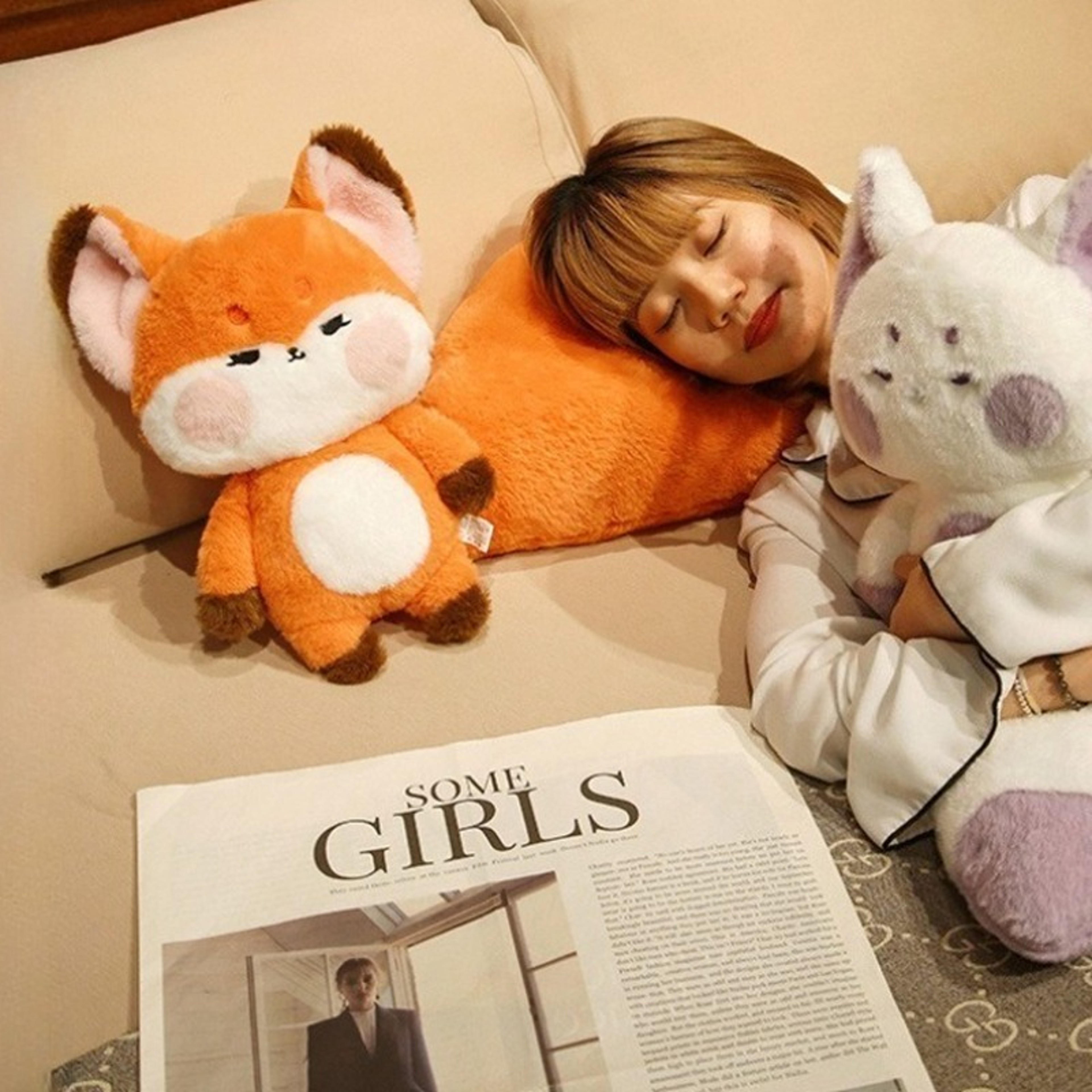 Soft Fox Plush Toy Doll with Big Tail, Stuffed Animal for Kids, Boys, Girls, Adults, Birthday Gift Plush Pillow – view 5